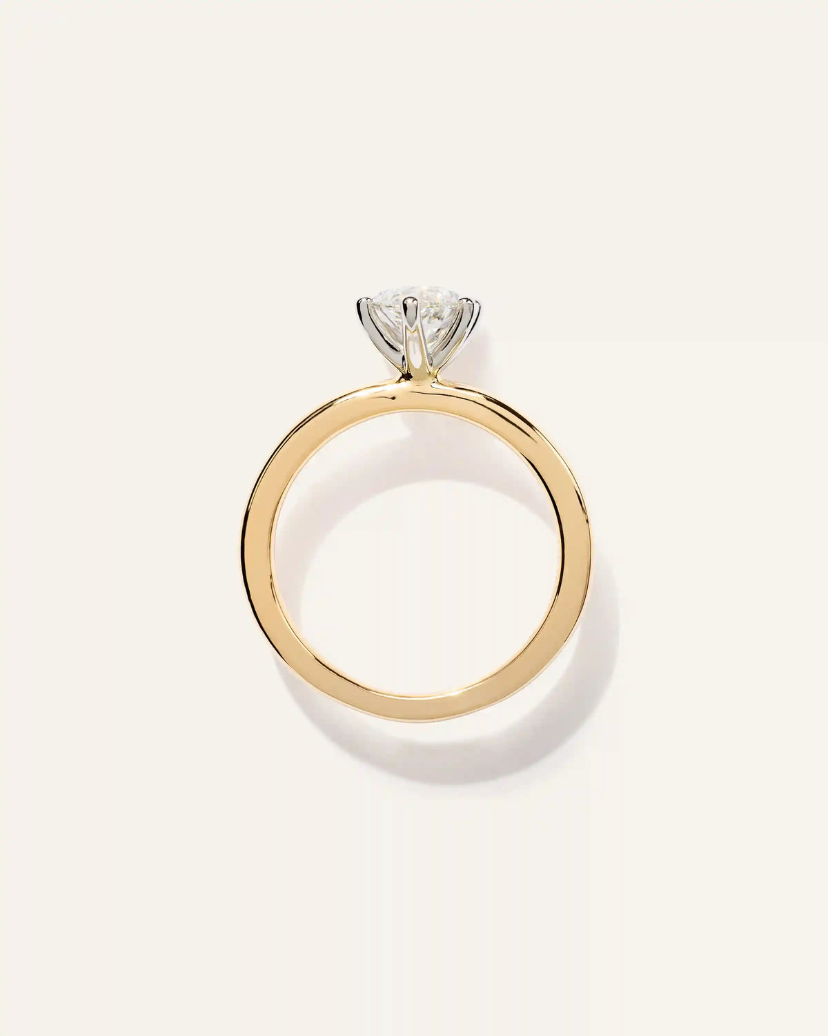 Lab Grown Diamond Marquise Comfort Fit Engagement Ring - 2ct