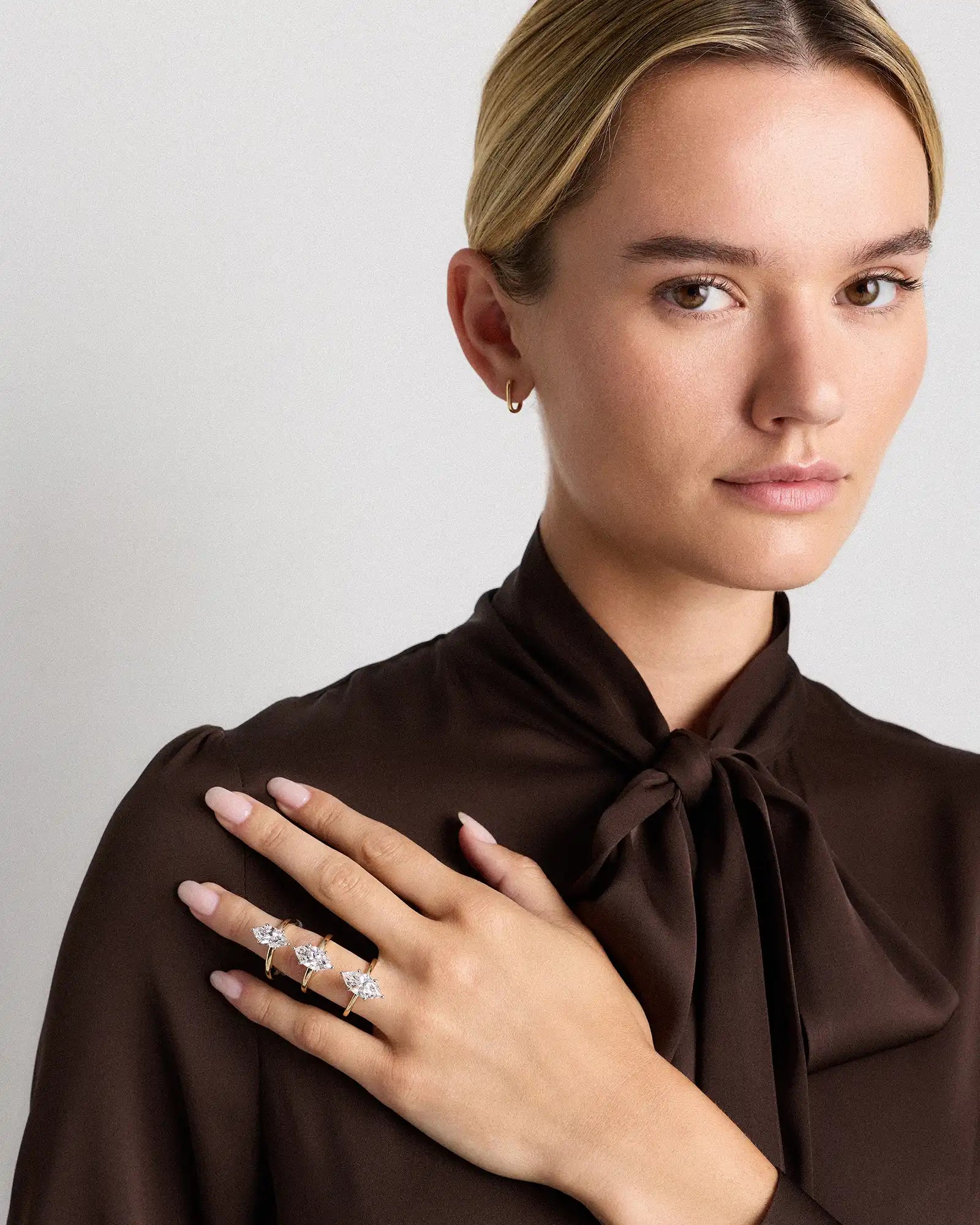 Lab Grown Diamond Marquise Comfort Fit Engagement Ring - 2.5ct