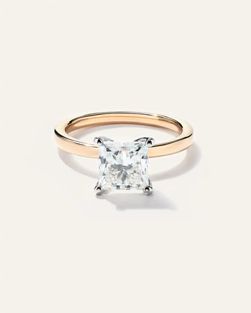 Lab Grown Diamond Princess Comfort Fit Engagement Ring - 2ct