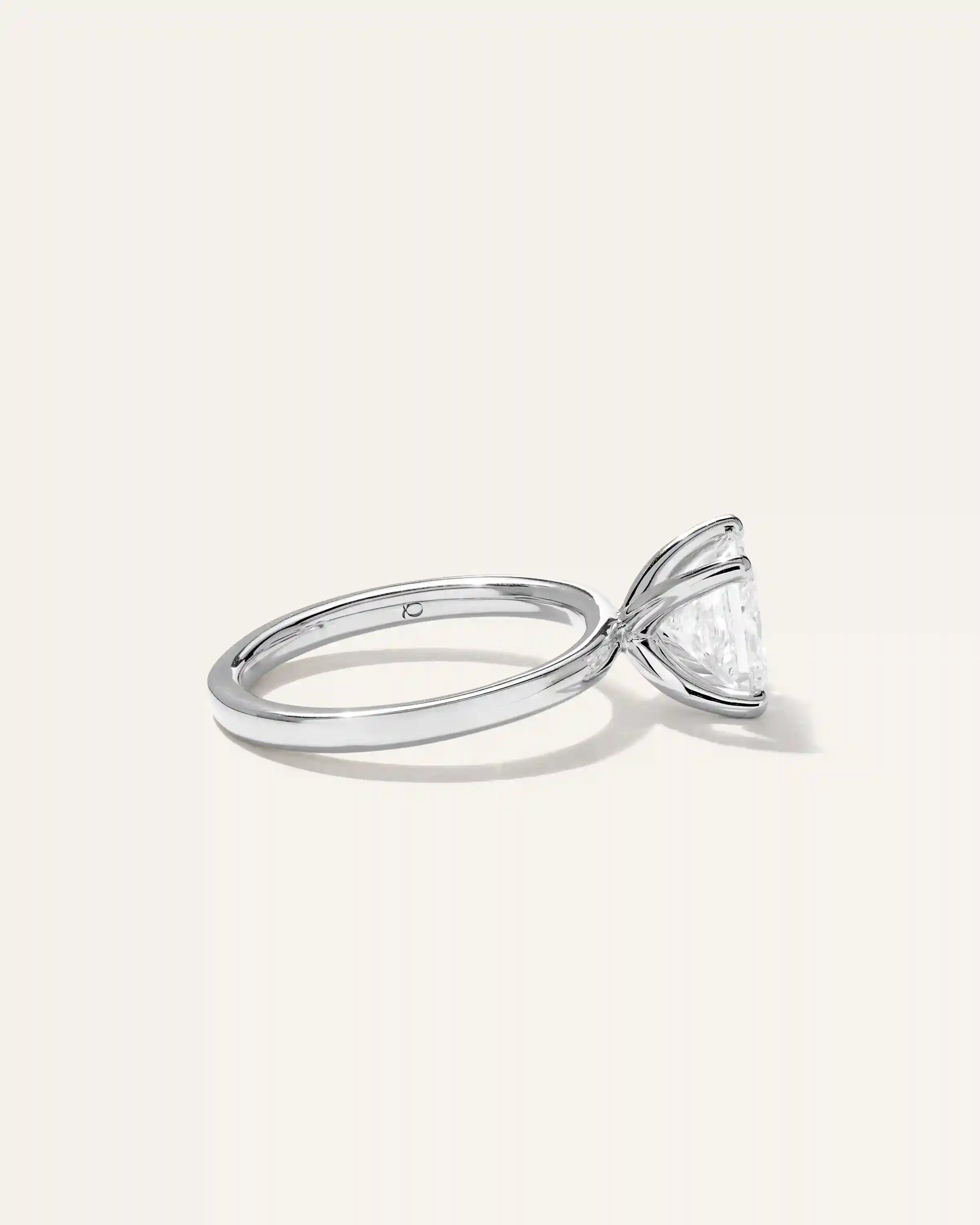 Lab Grown Diamond Princess Comfort Fit Engagement Ring - 2ct
