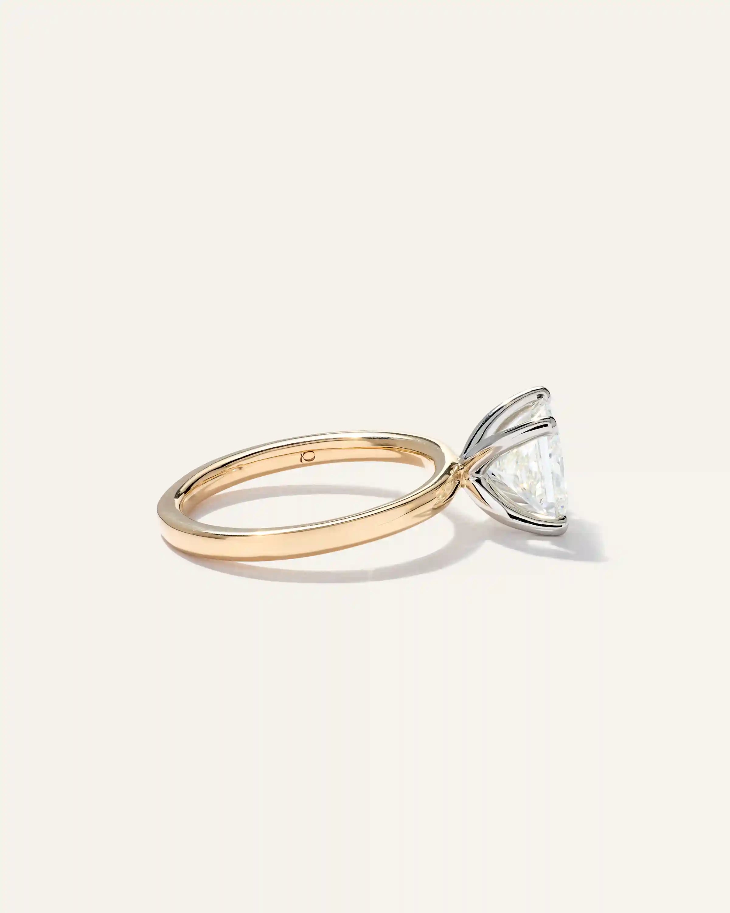 Lab Grown Diamond Princess Comfort Fit Engagement Ring - 2ct