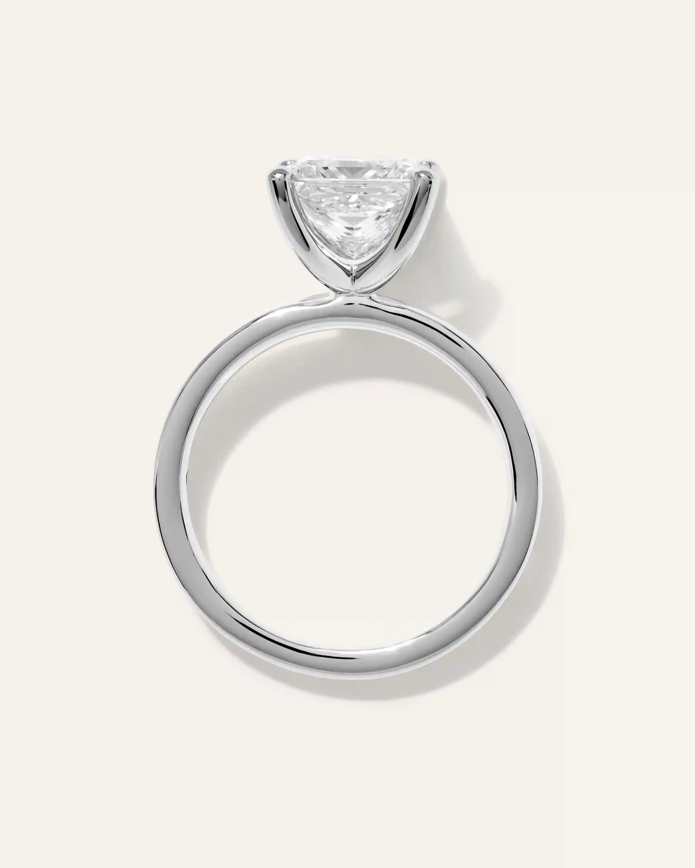 Lab Grown Diamond Princess Comfort Fit Engagement Ring - 2.5ct