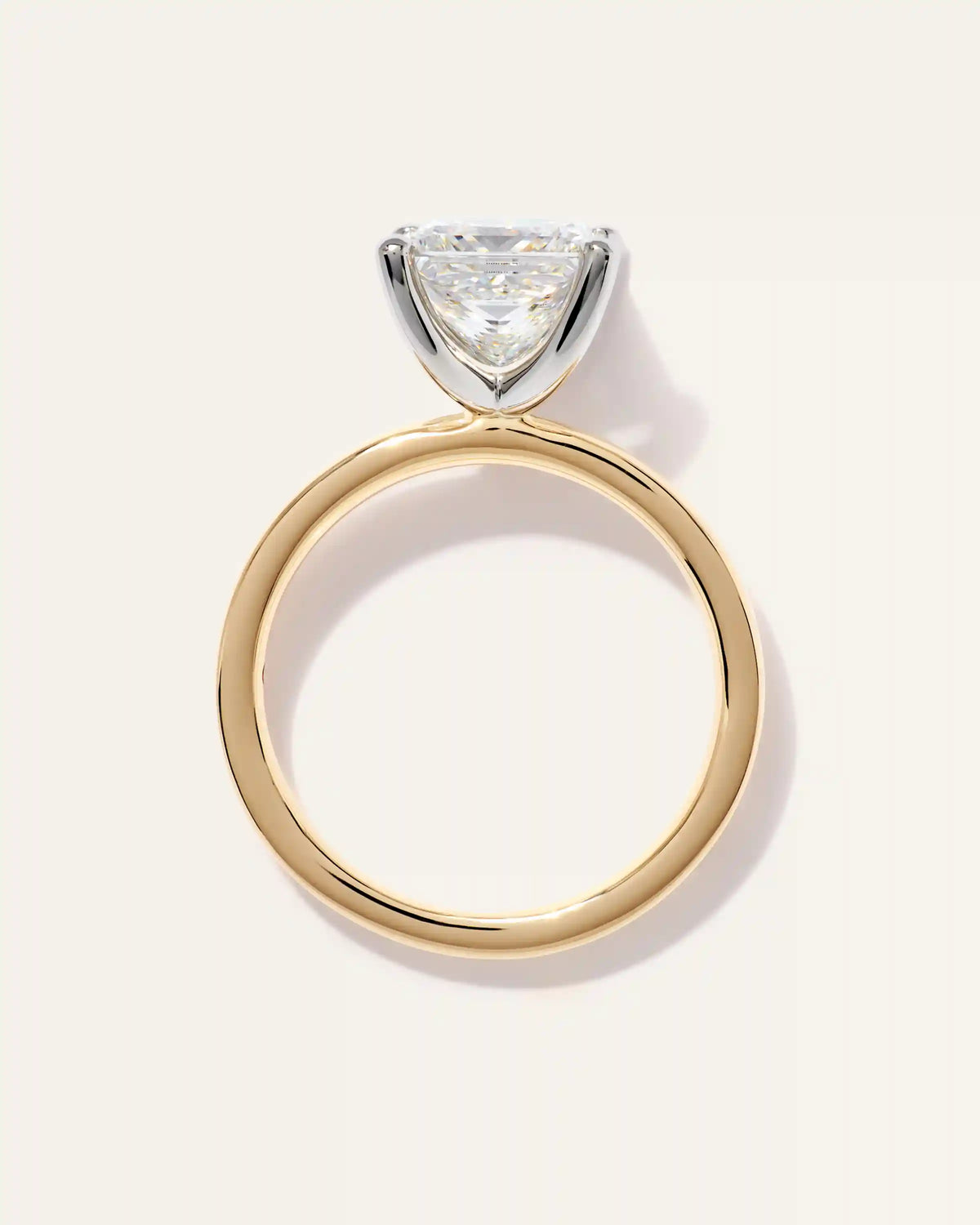 Lab Grown Diamond Princess Comfort Fit Engagement Ring - 2.5ct