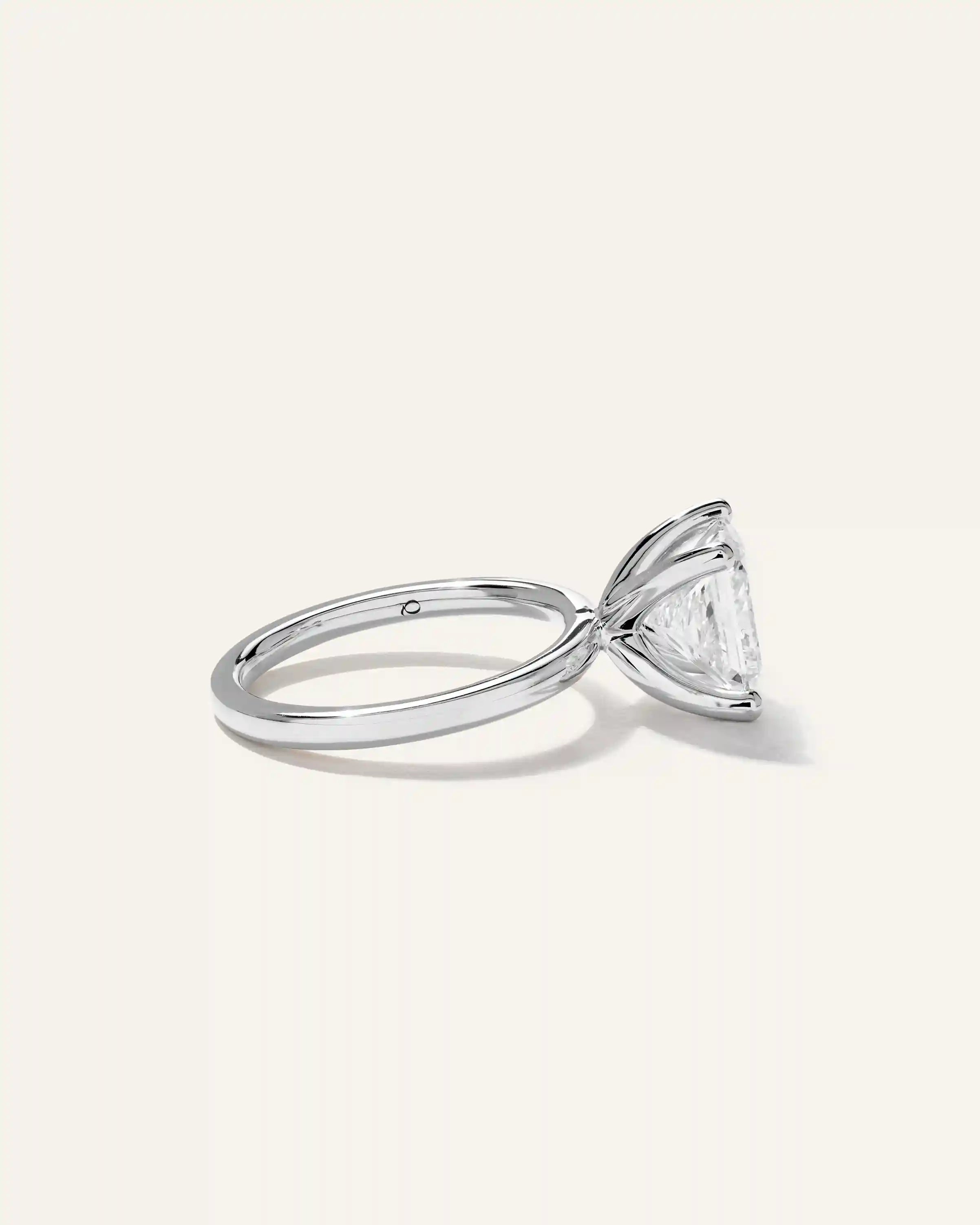 Lab Grown Diamond Princess Comfort Fit Engagement Ring - 3ct