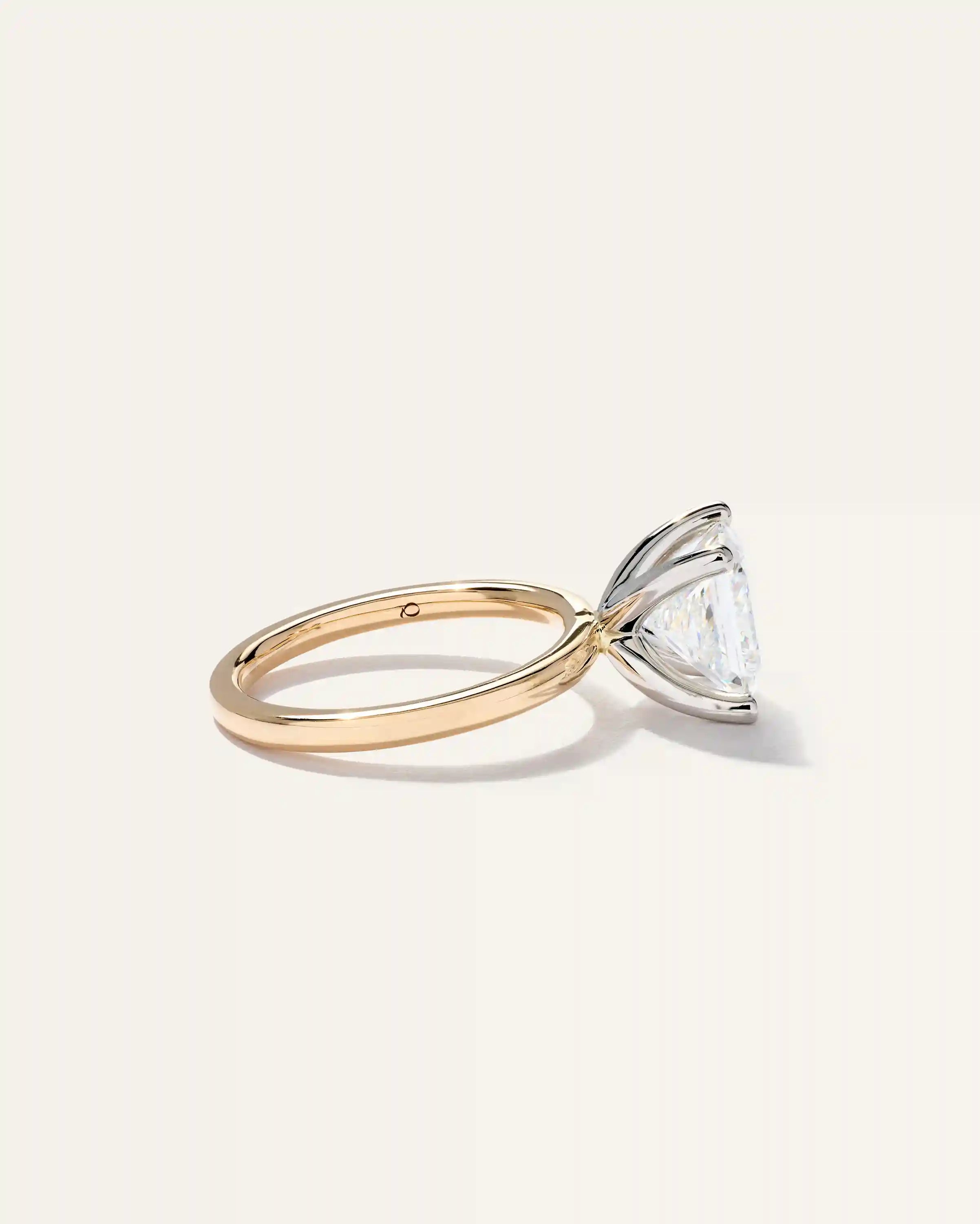 Lab Grown Diamond Princess Comfort Fit Engagement Ring - 3ct