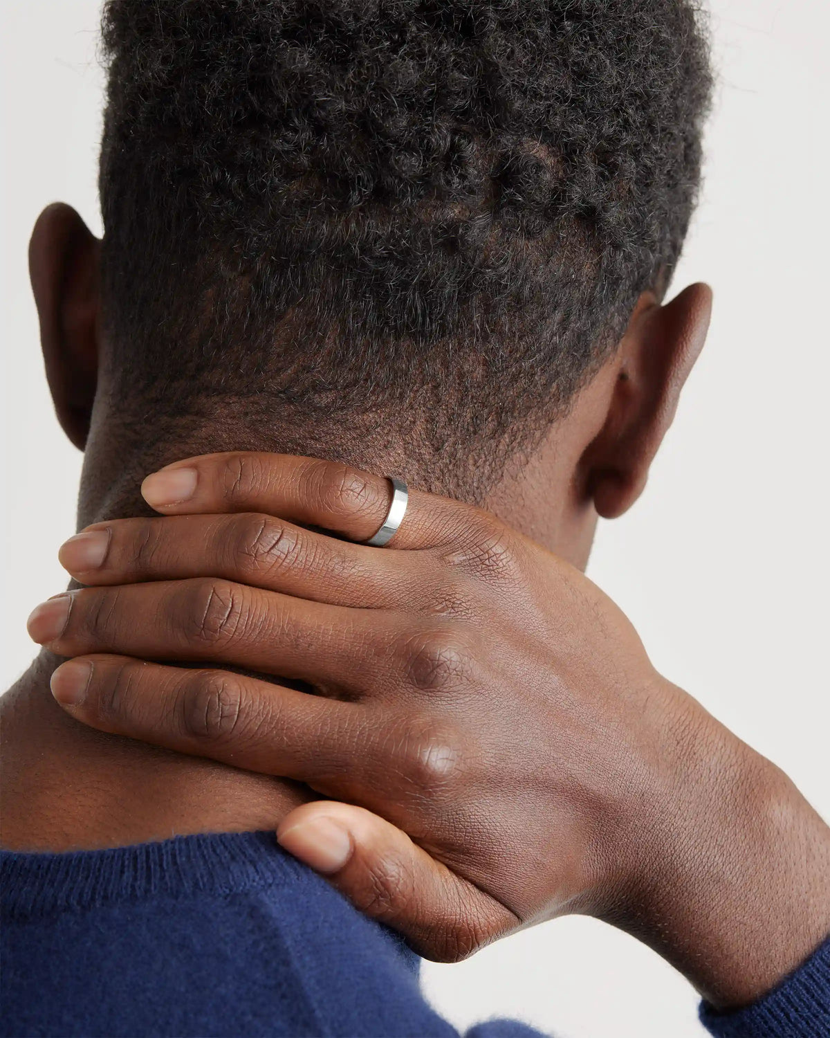 14K Gold Lightweight Flat Edge Band