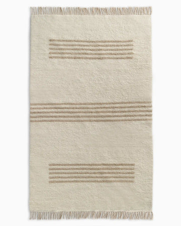 Otto Hand-Knotted Cotton Wool Rug