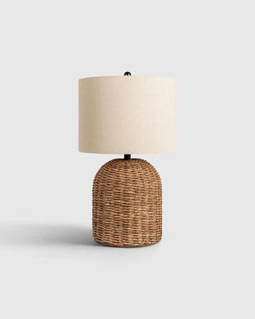 Arched Seagrass Table Lamp