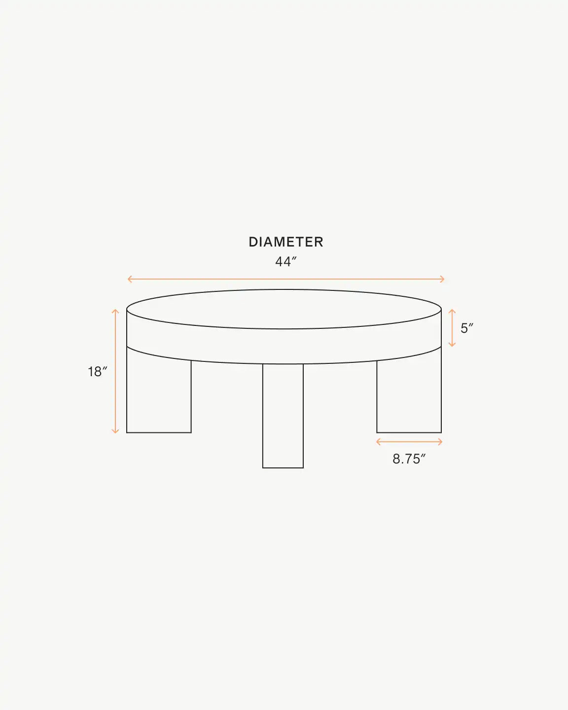 Reclaimed Oak Round Coffee Table