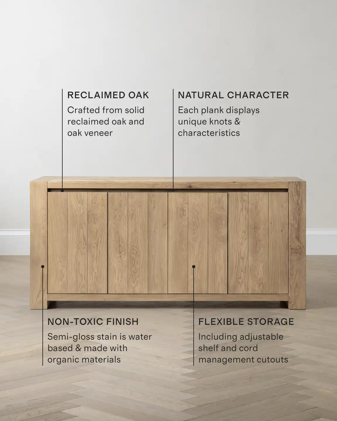 Reclaimed Oak Sideboard