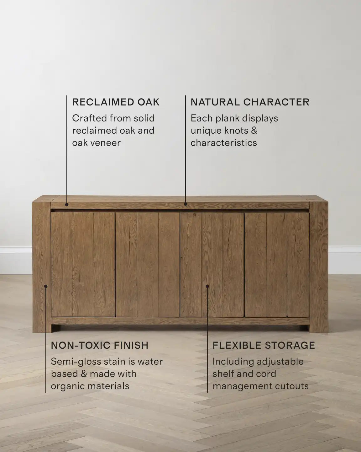 Reclaimed Oak Sideboard