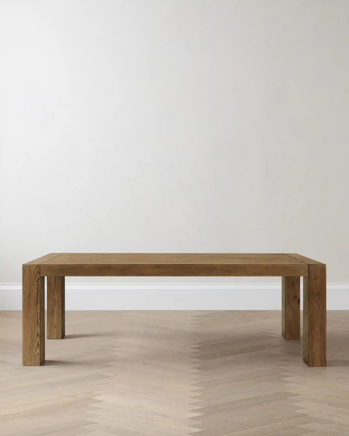Reclaimed Oak Parsons Dining Table