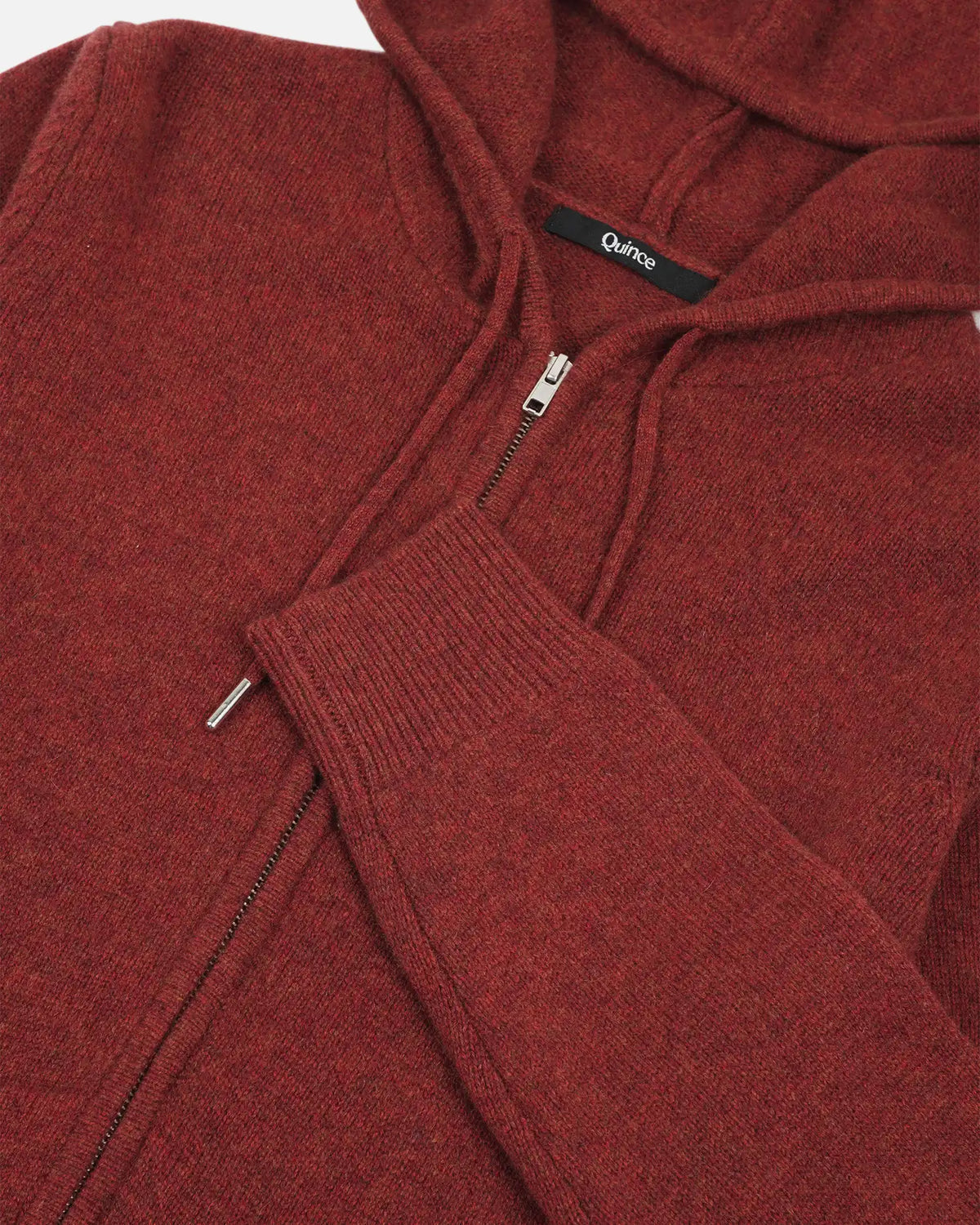 Mongolian Cashmere Full-Zip Hoodie