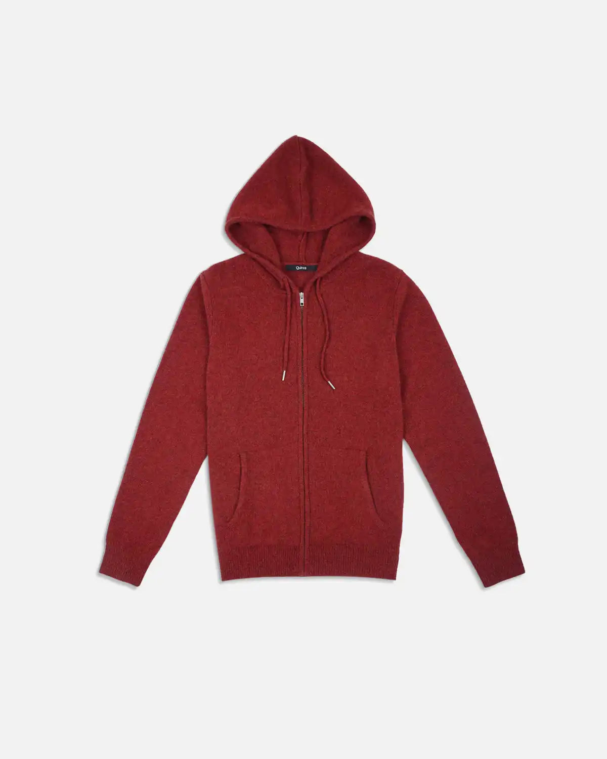 Mongolian Cashmere Full-Zip Hoodie