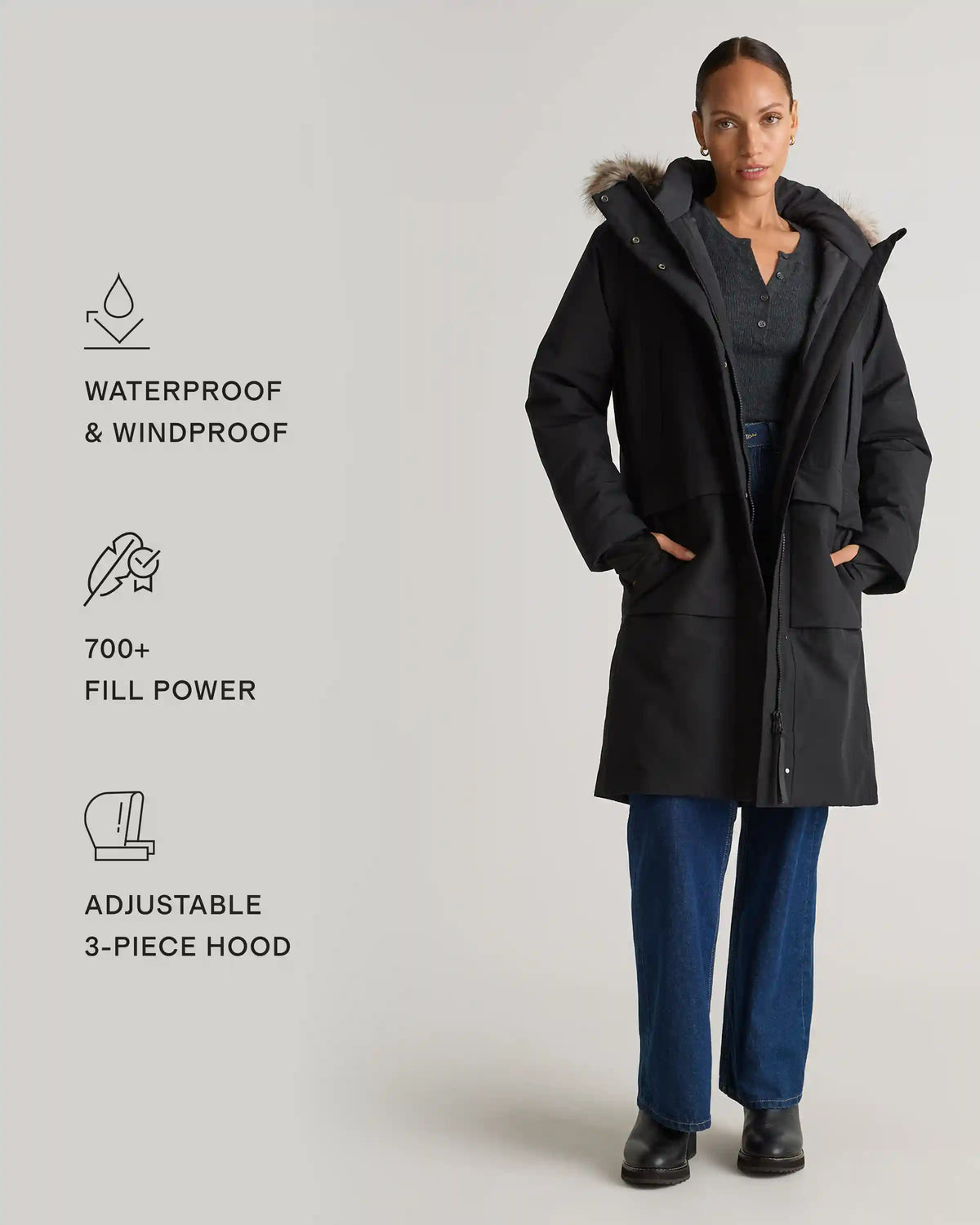 Responsible Down Hooded Parka