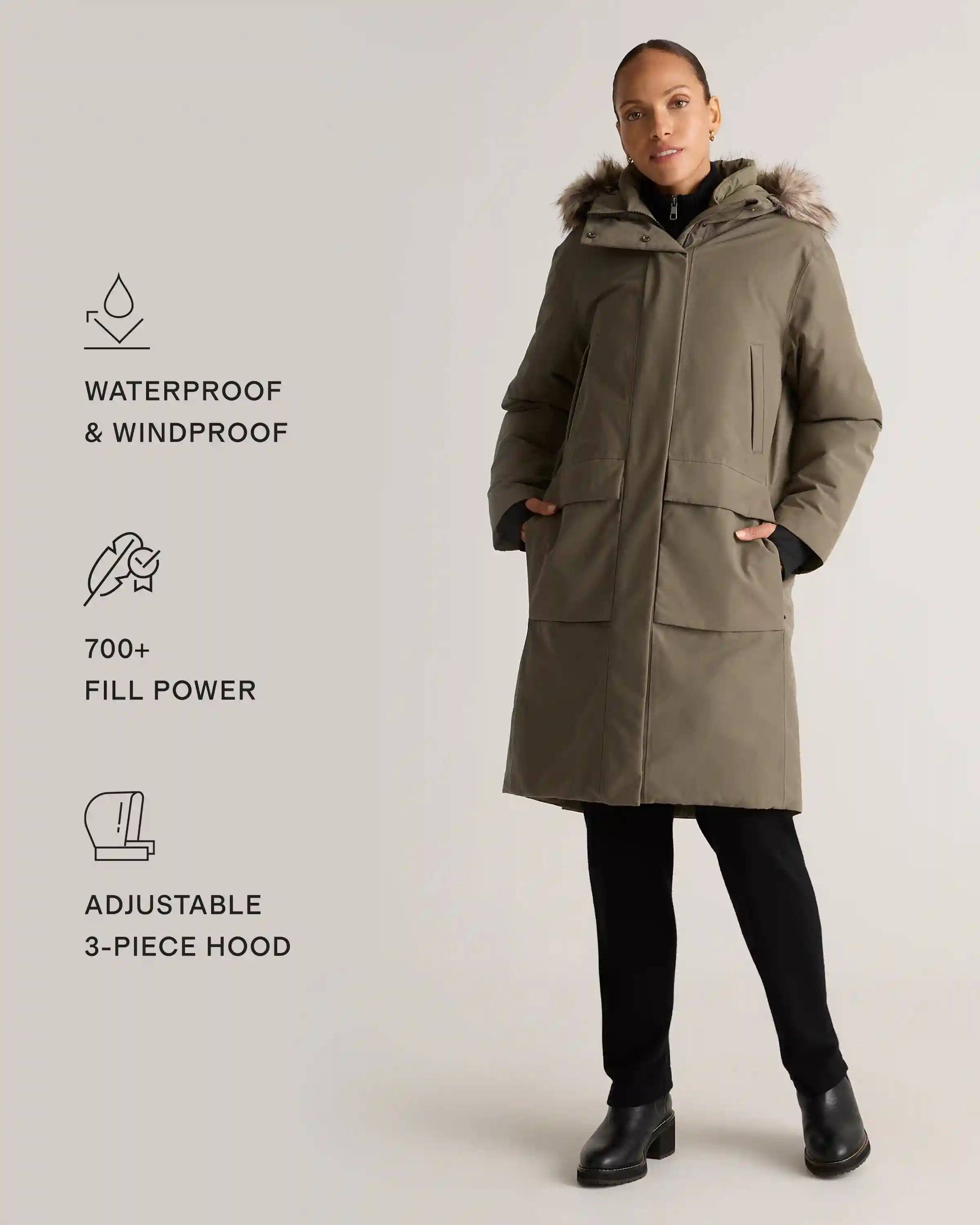 Responsible Down Hooded Parka