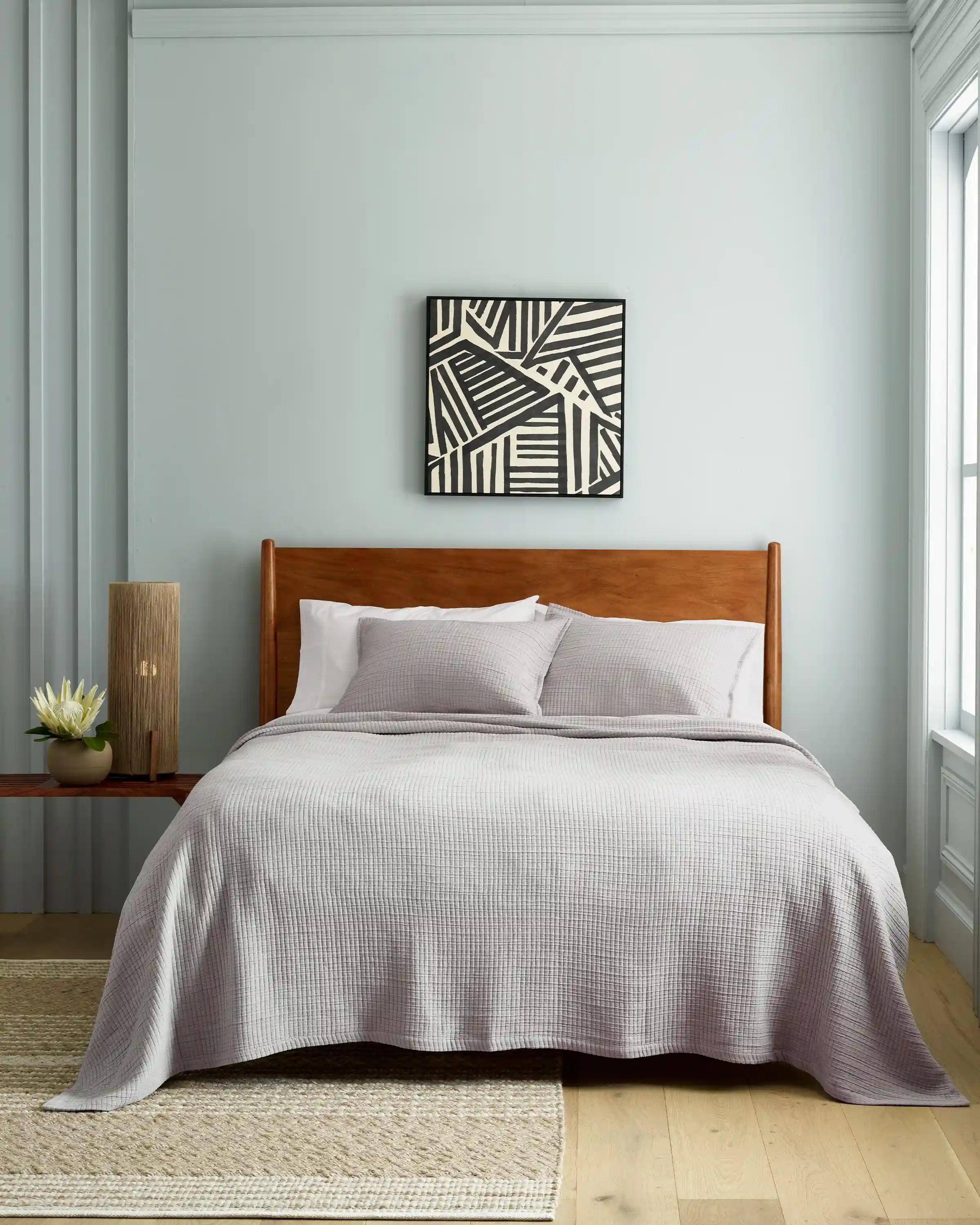 Organic Ribbed Cotton Shams