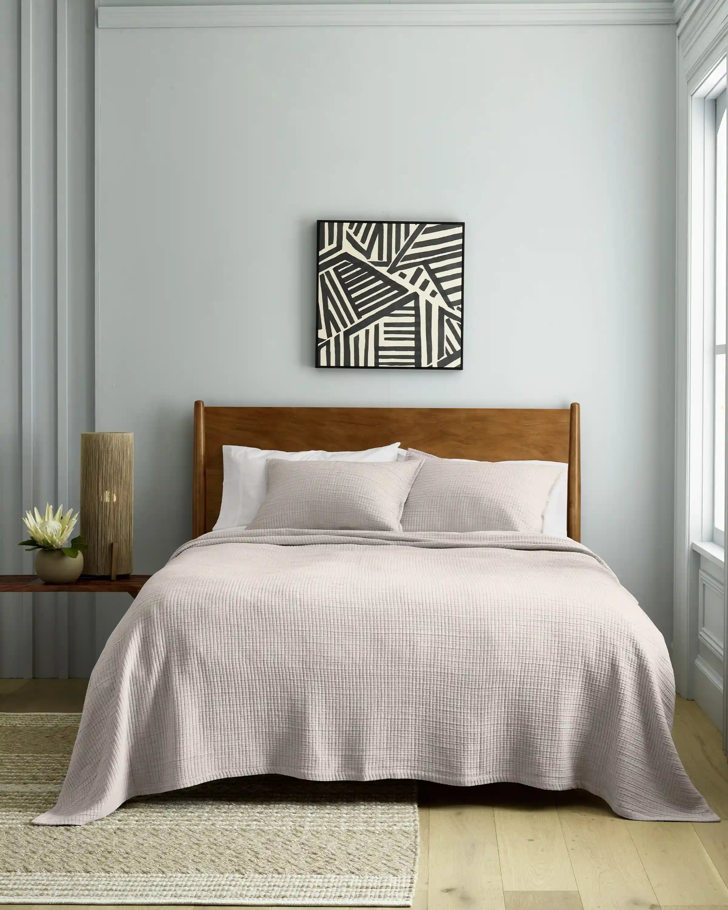 Organic Ribbed Cotton Shams
