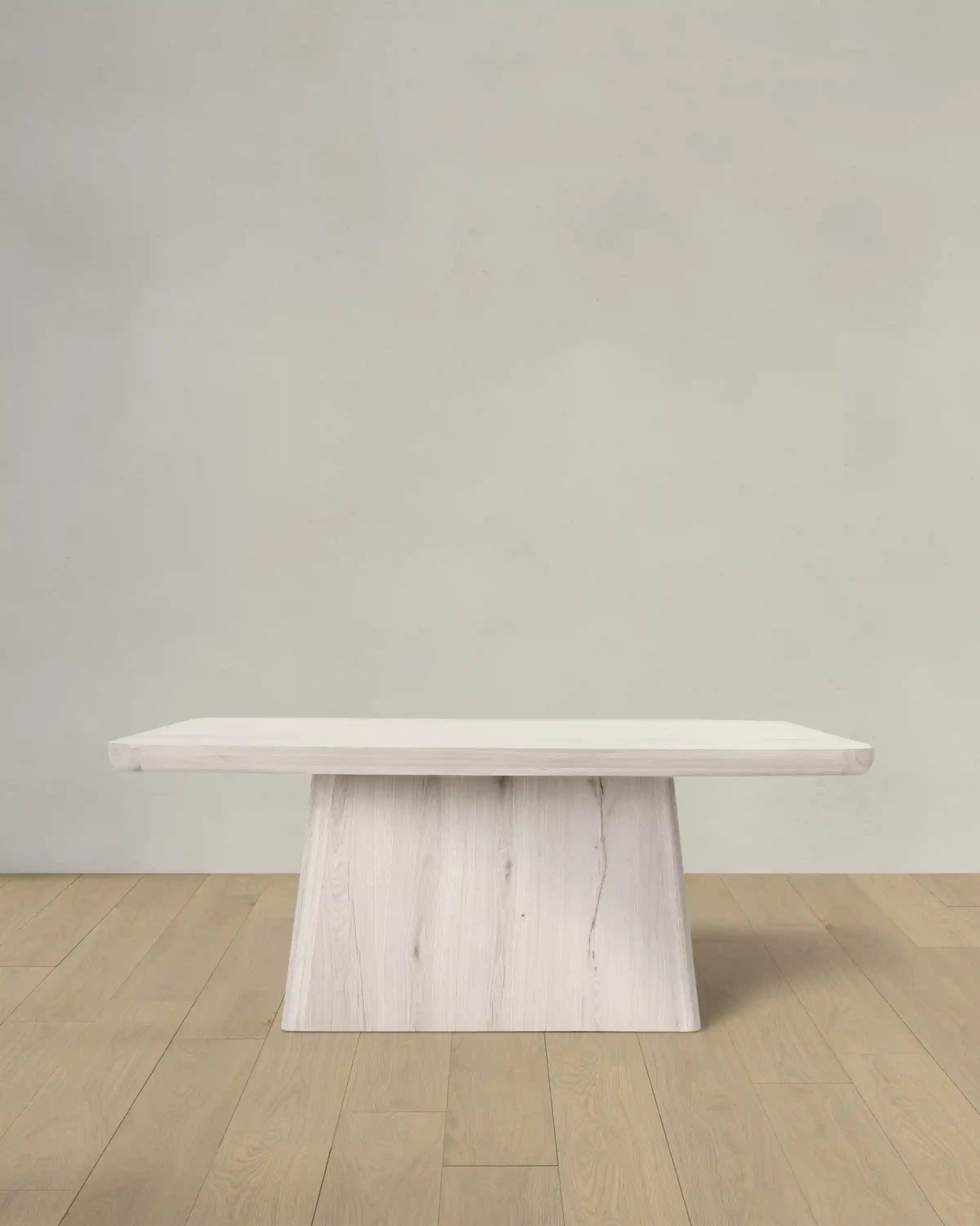 Rustic Oak Plinth Dining Table