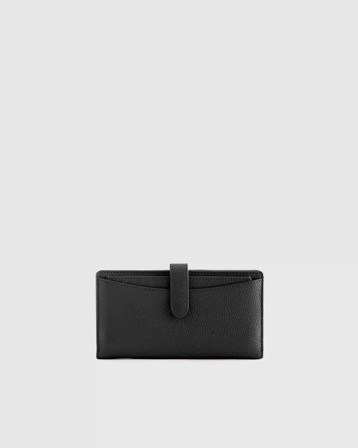 Italian Pebbled Leather Bifold 2-in-1 Wallet