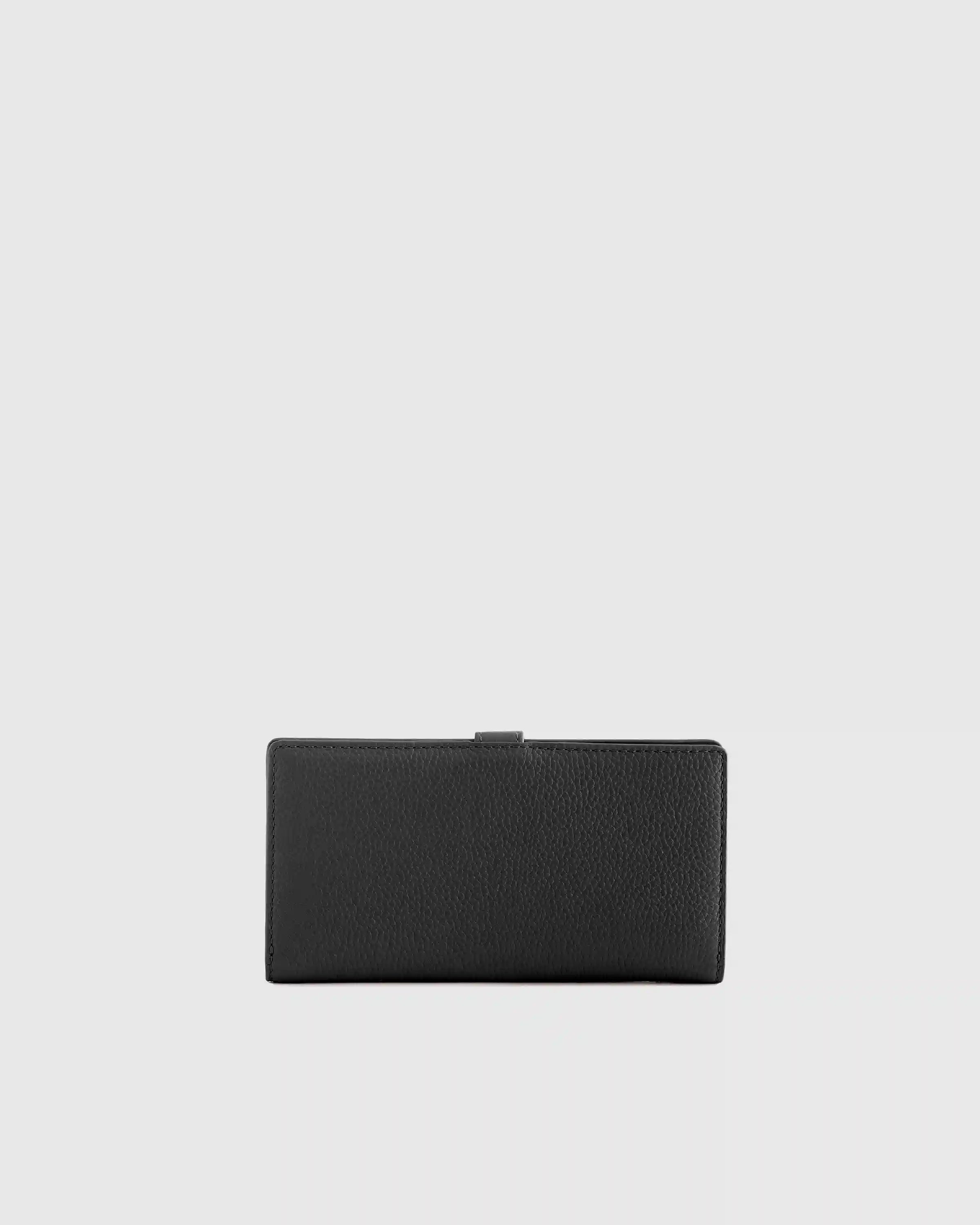 Italian Pebbled Leather Bifold 2-in-1 Wallet