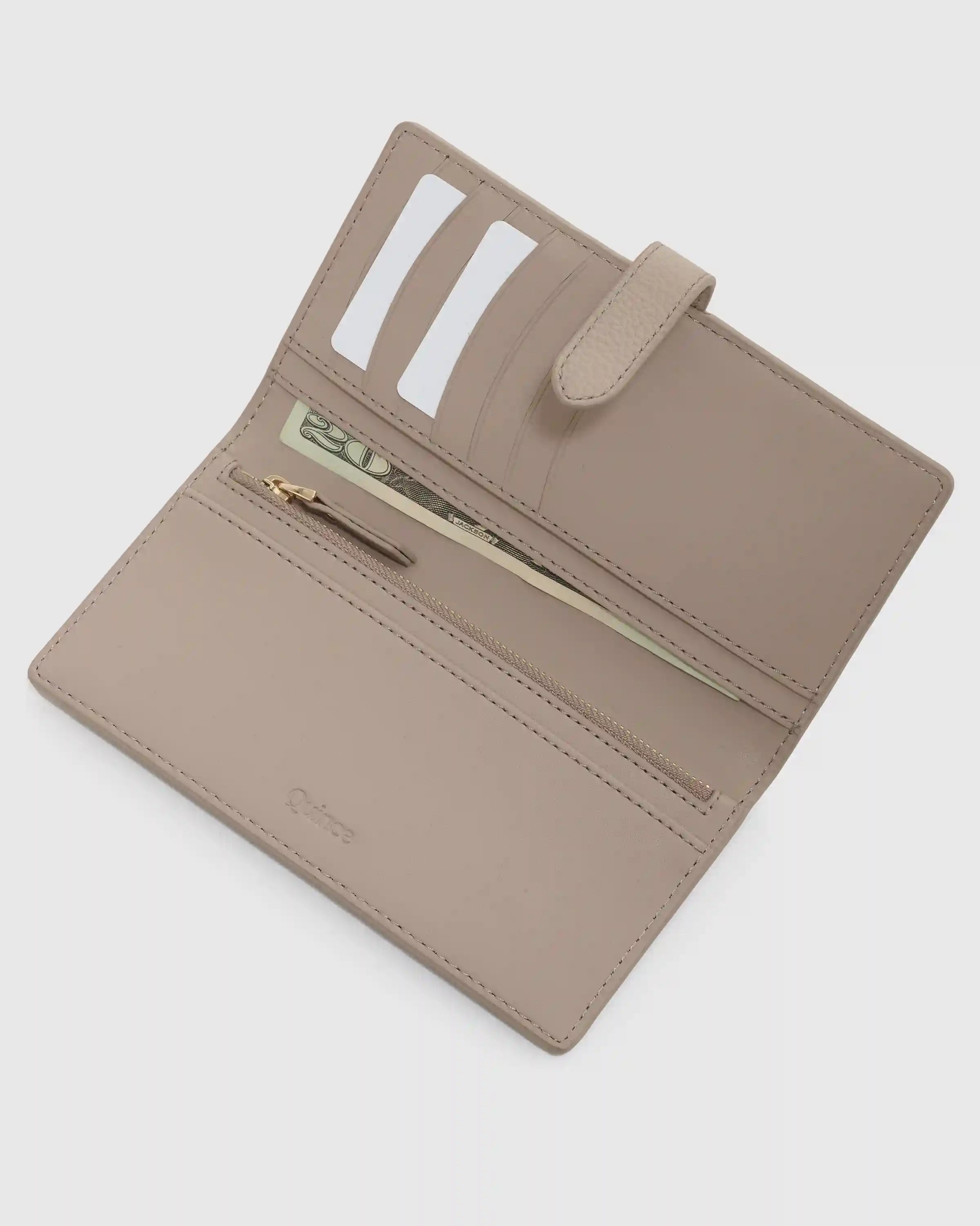 Italian Pebbled Leather Bifold 2-in-1 Wallet