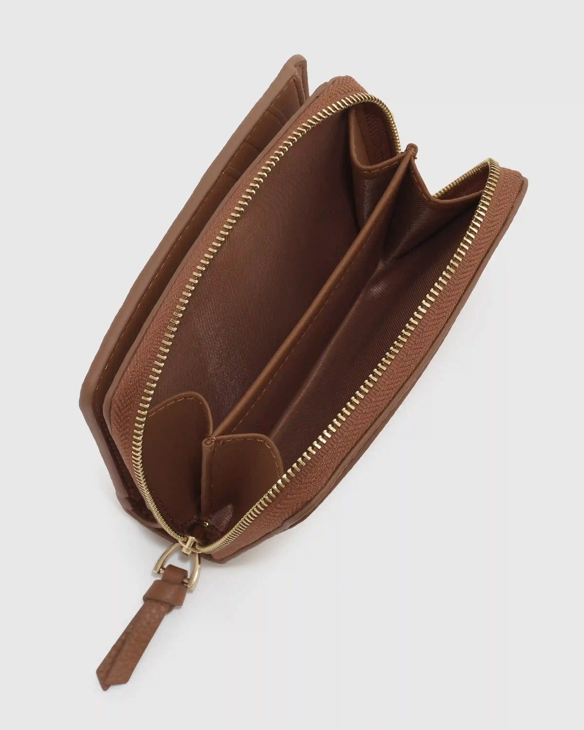 Italian Pebbled Leather Compact Wallet