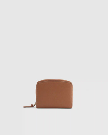 Italian Pebbled Leather Compact Wallet