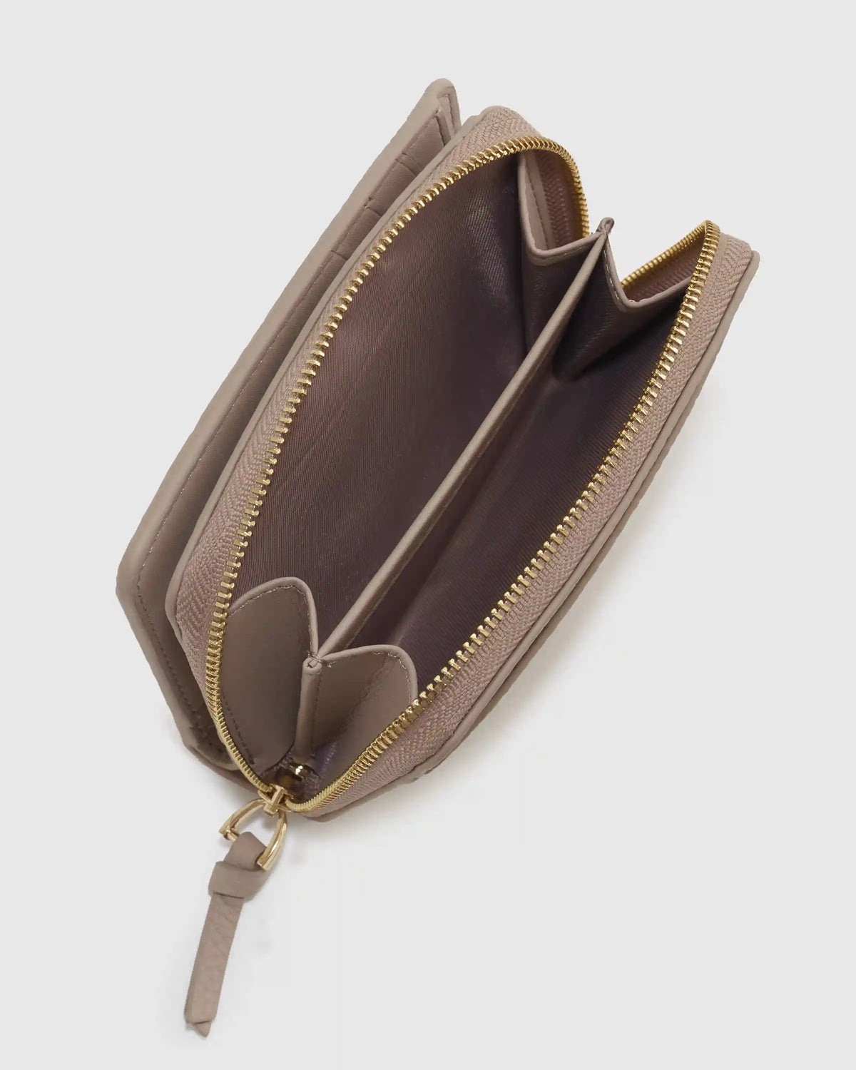 Italian Pebbled Leather Compact Wallet