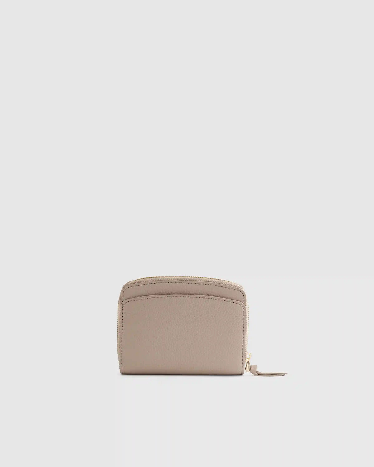 Italian Pebbled Leather Compact Wallet
