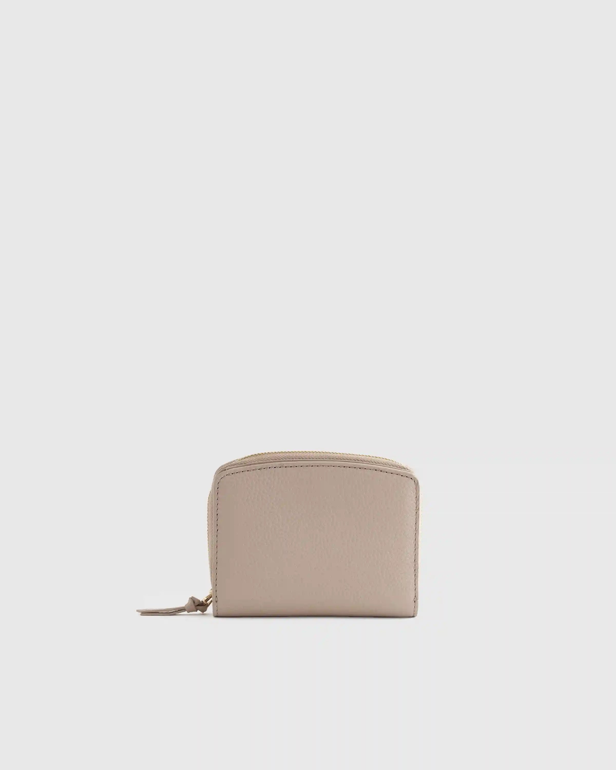 Italian Pebbled Leather Compact Wallet