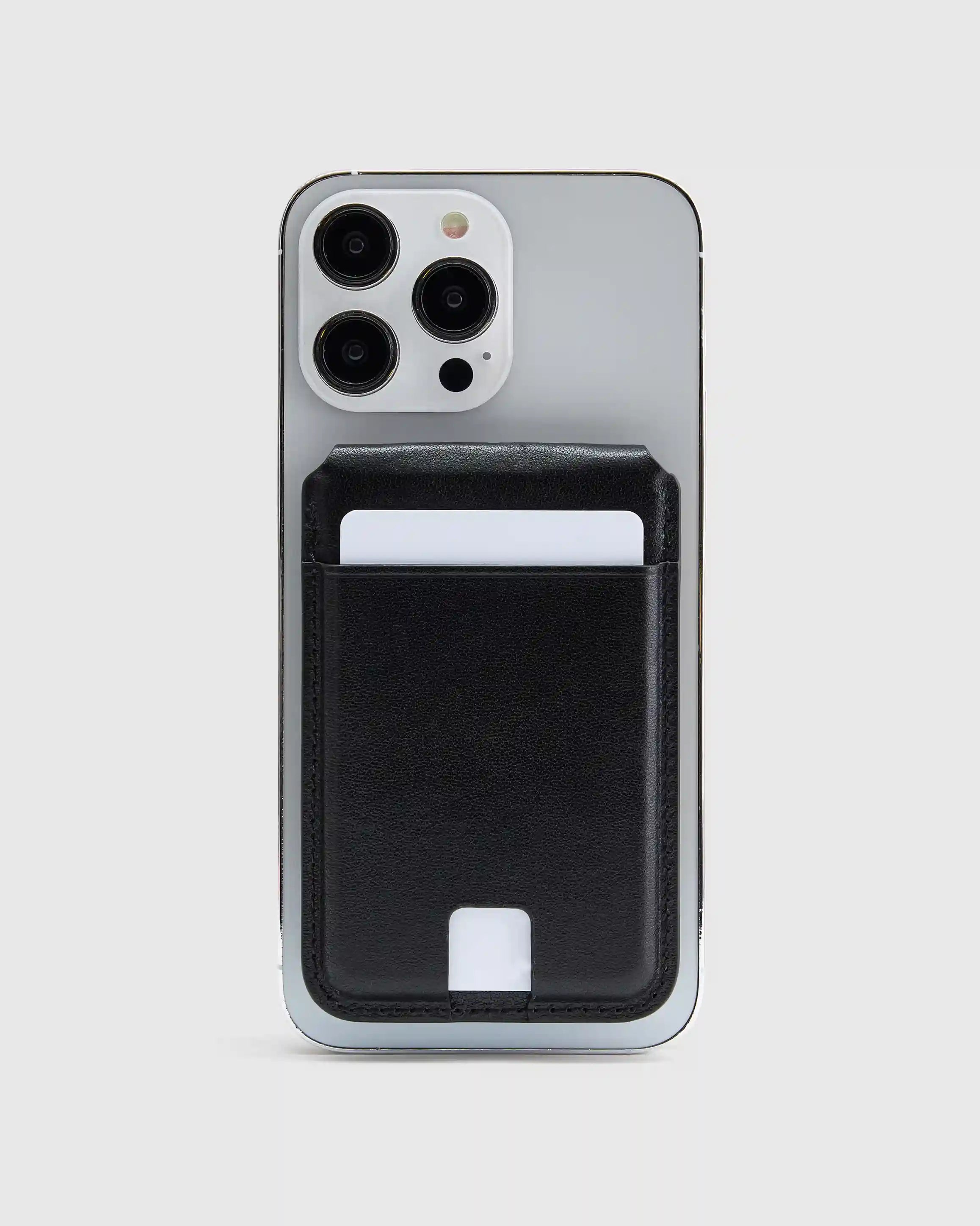 Leather MagSafe Wallet & Phone Stand