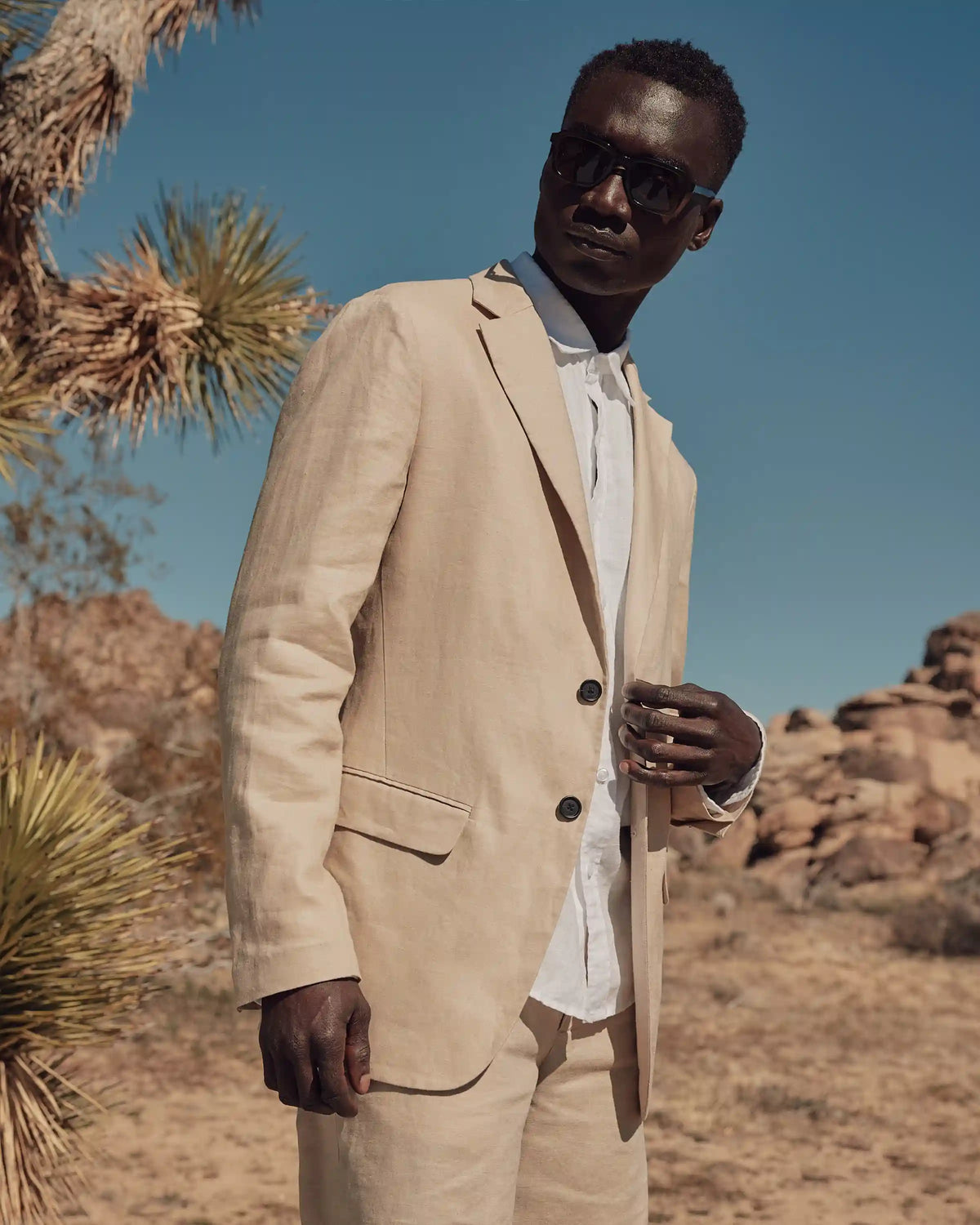 100% European Linen Blazer
