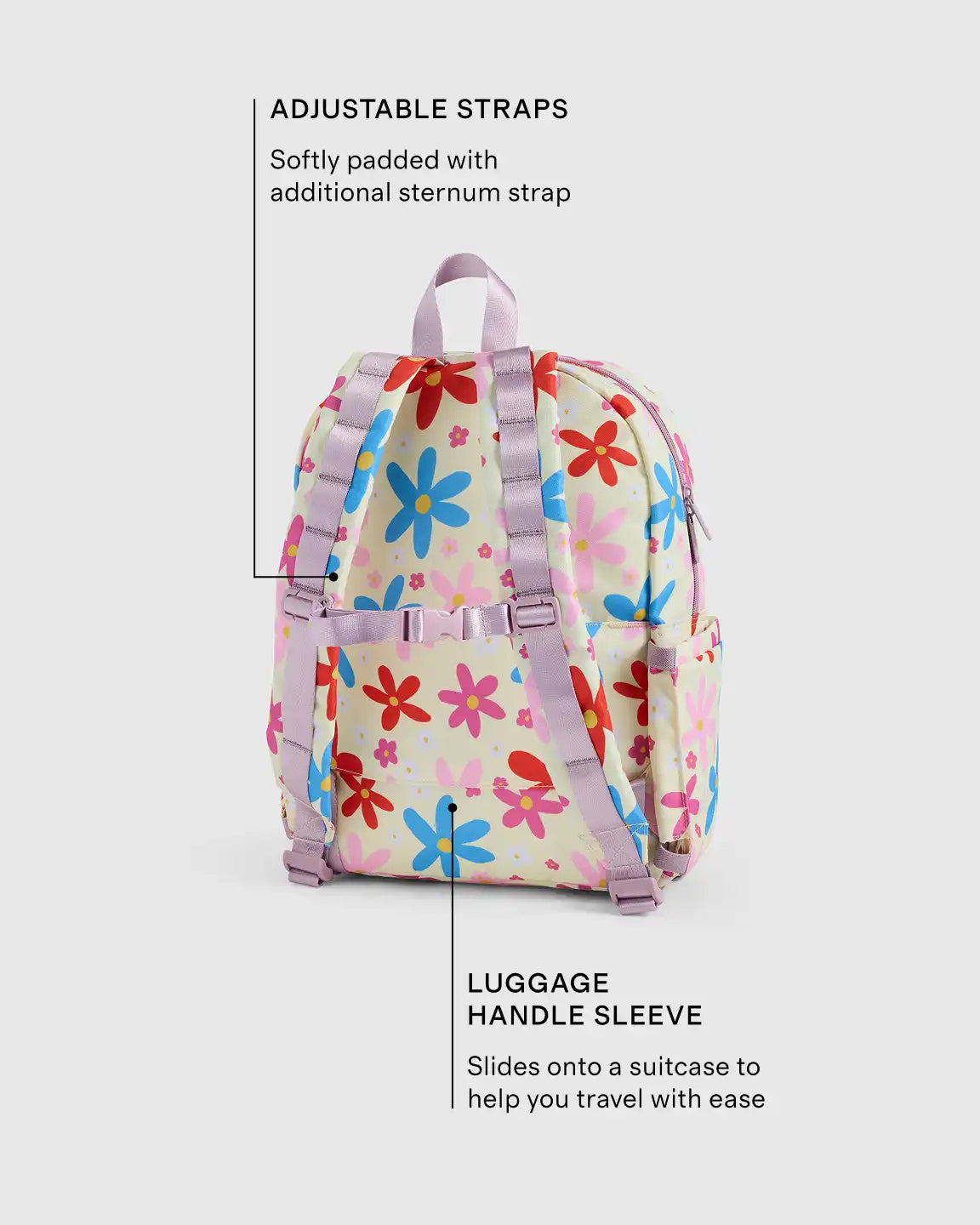 Recycled Double Pocket Backpack