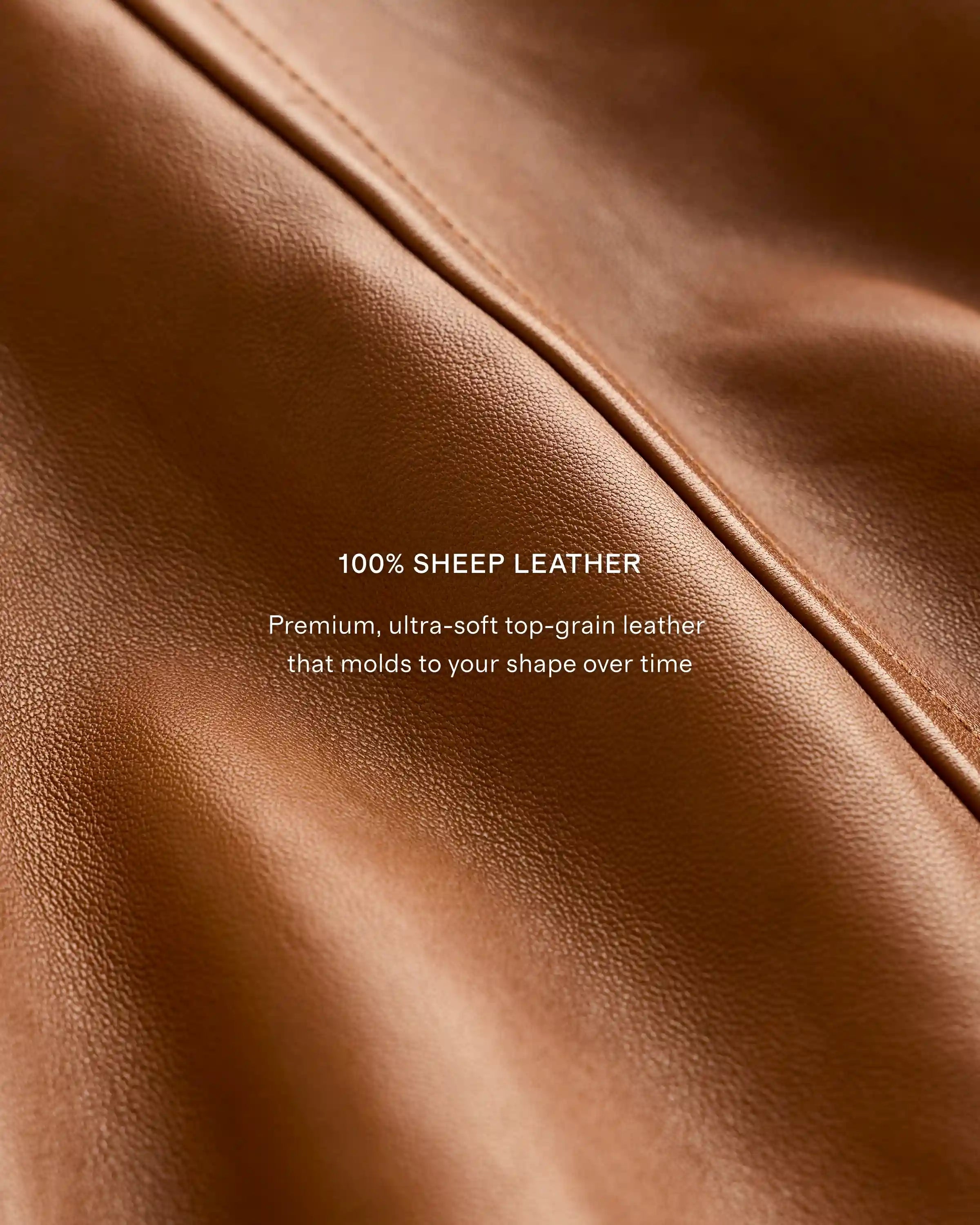 100% Leather Harrington Jacket