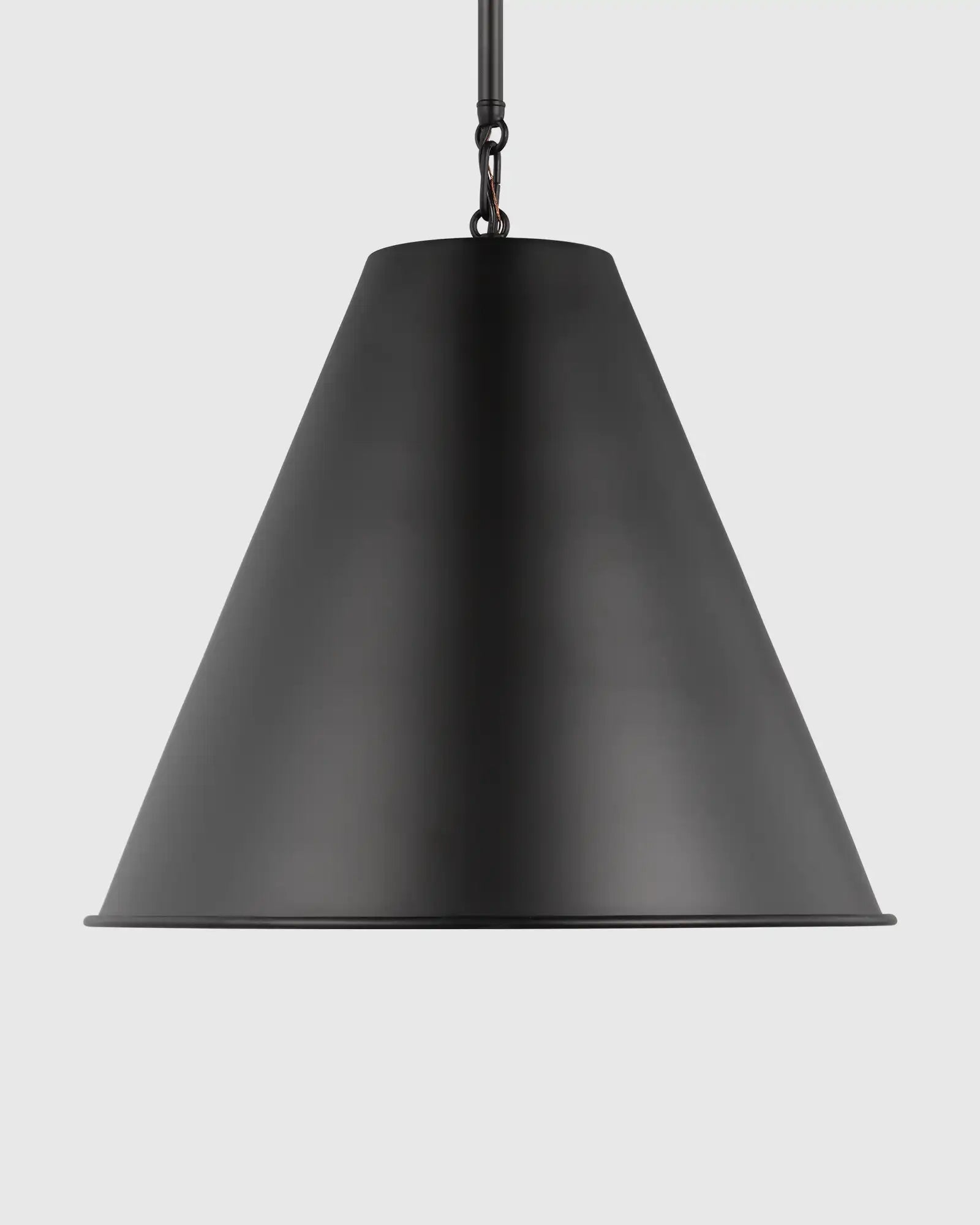 Tapered Steel Shade Pendant Light