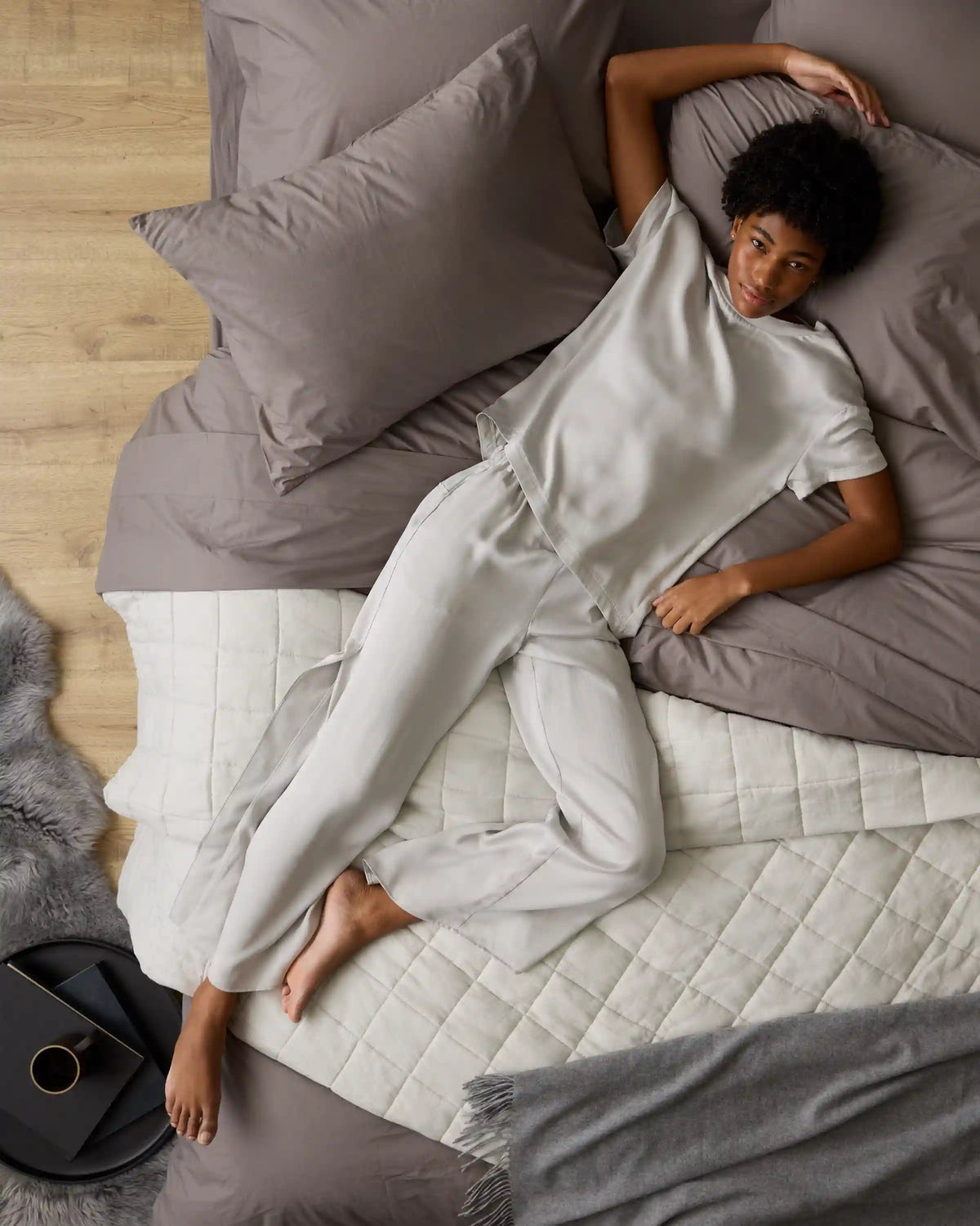 European Linen Box Quilt Set