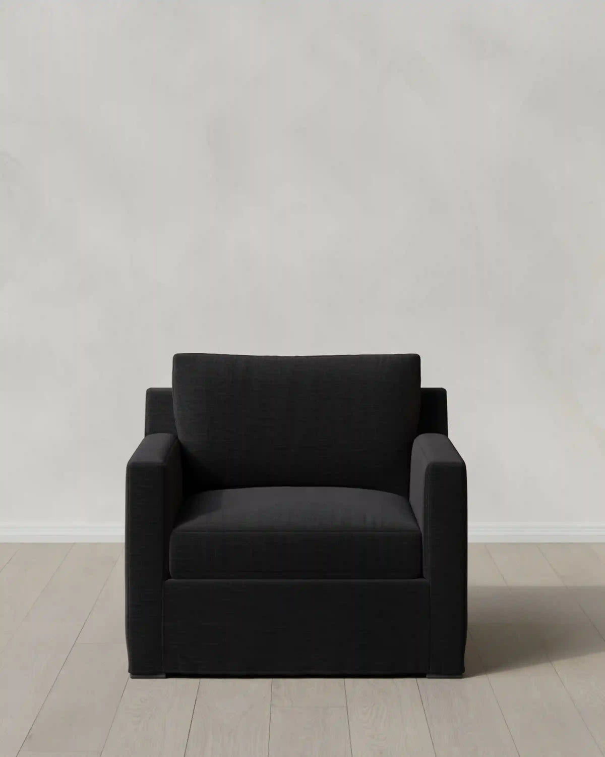 Ellery Slipcover Chair in Performance Linen