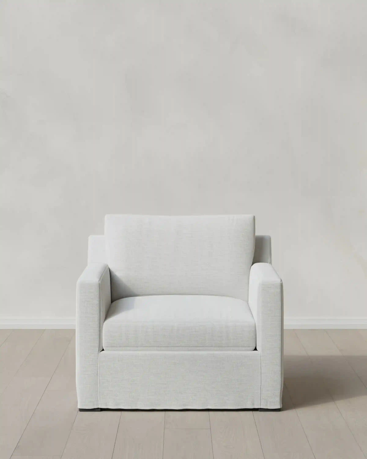 Ellery Slipcover Chair in Performance Linen