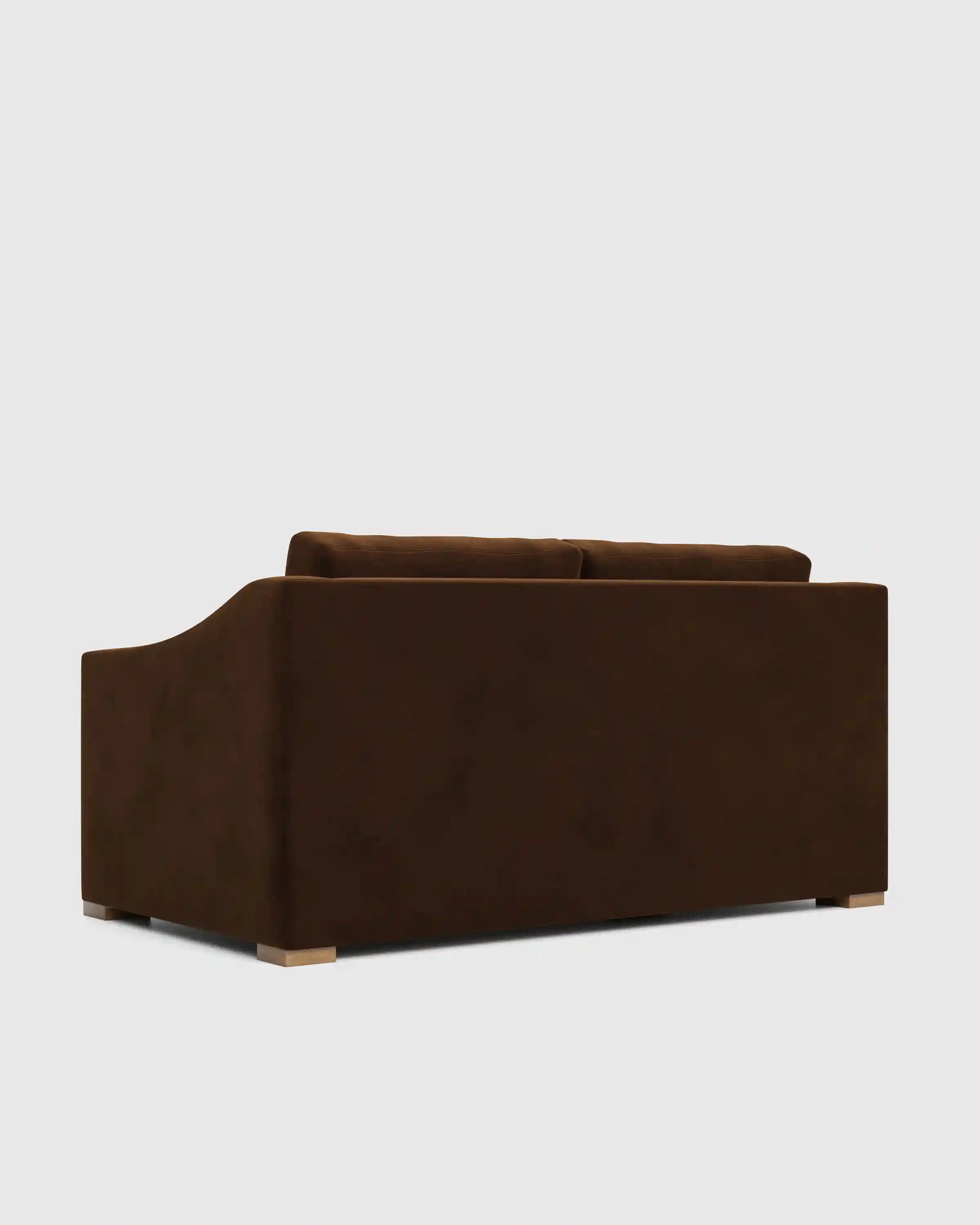 Hollis Slope Arm Sofa in Performance Velvet