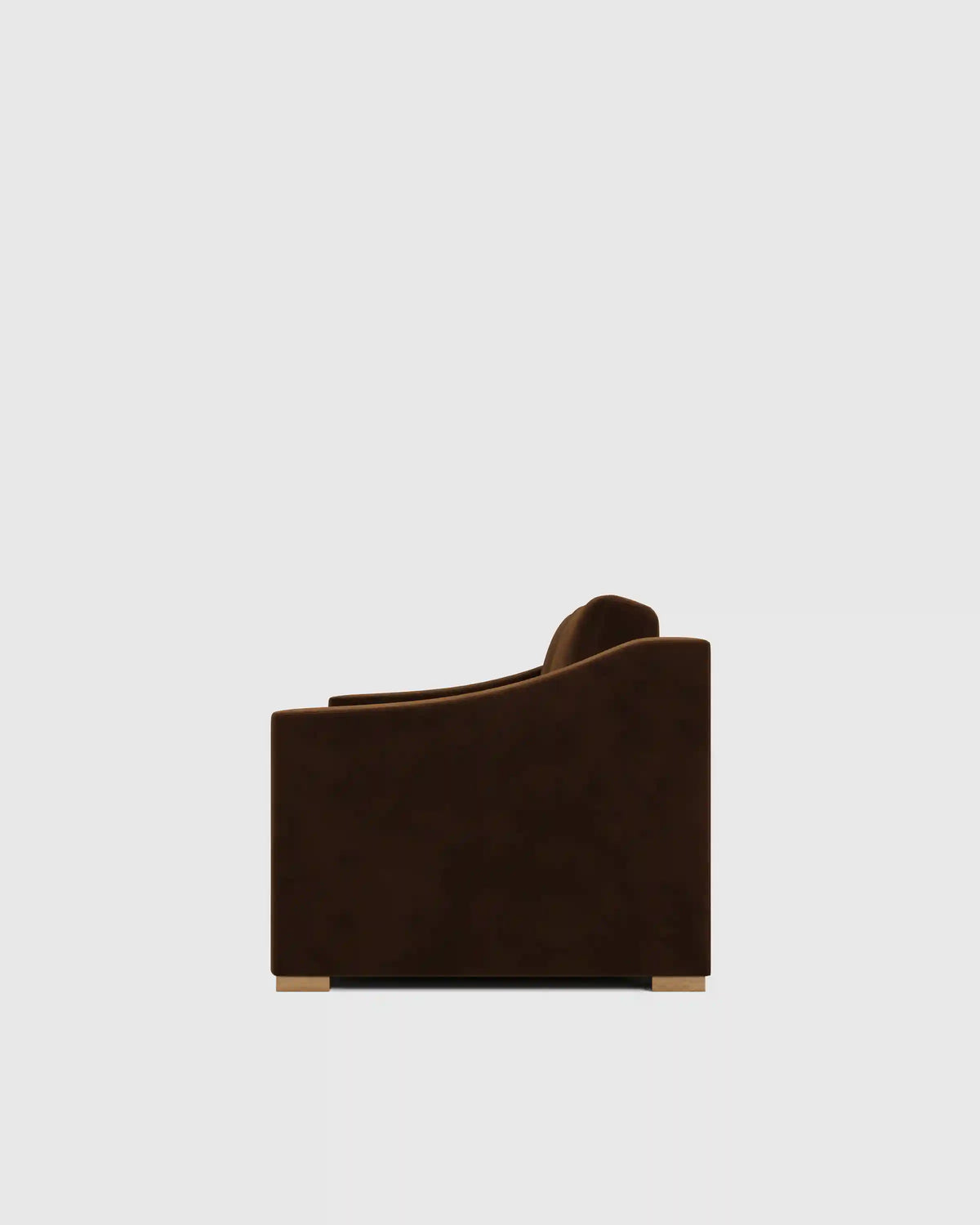 Hollis Slope Arm Sofa in Performance Velvet