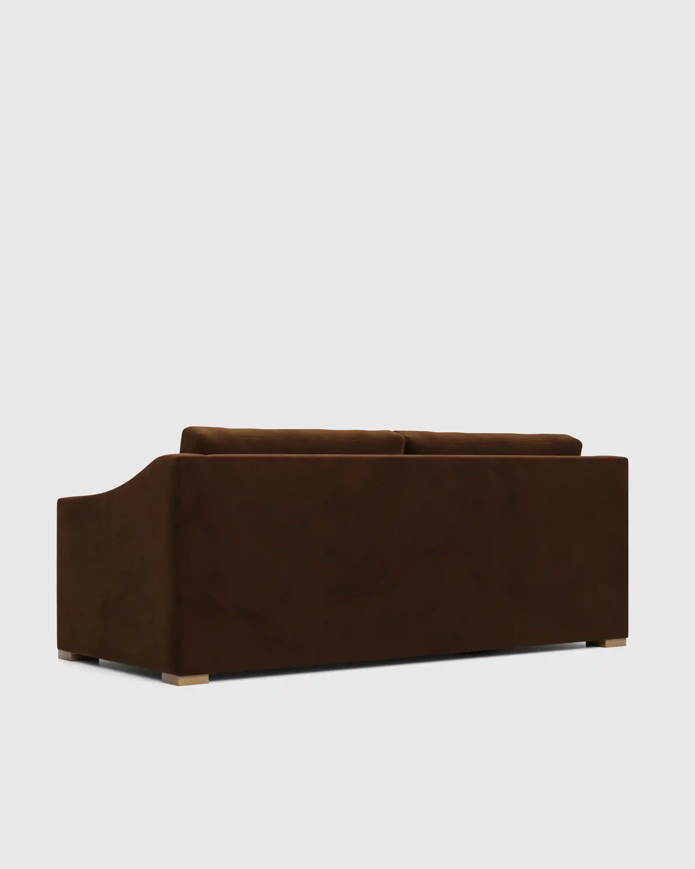 Hollis Slope Arm Sofa in Performance Velvet
