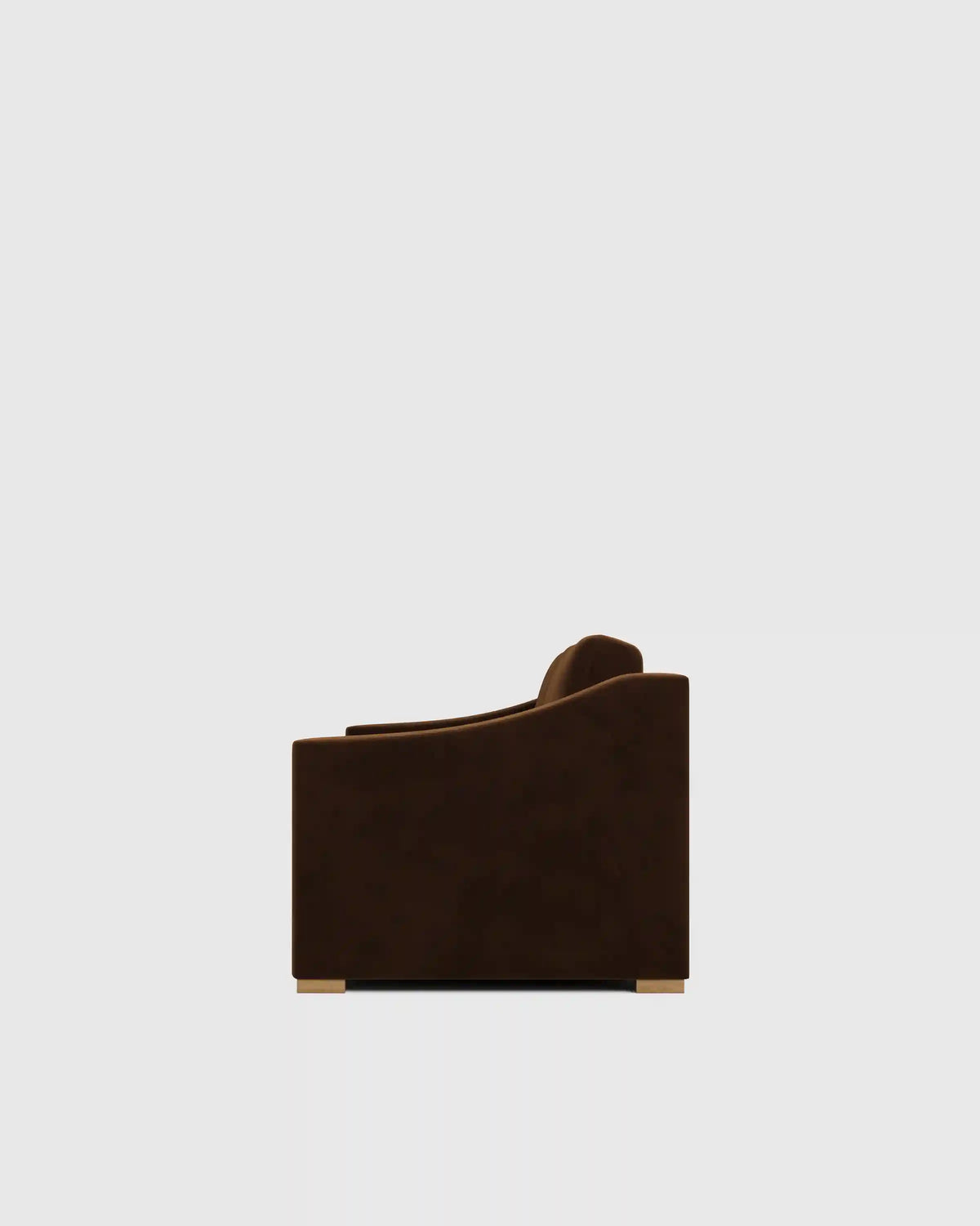 Hollis Slope Arm Sofa in Performance Velvet