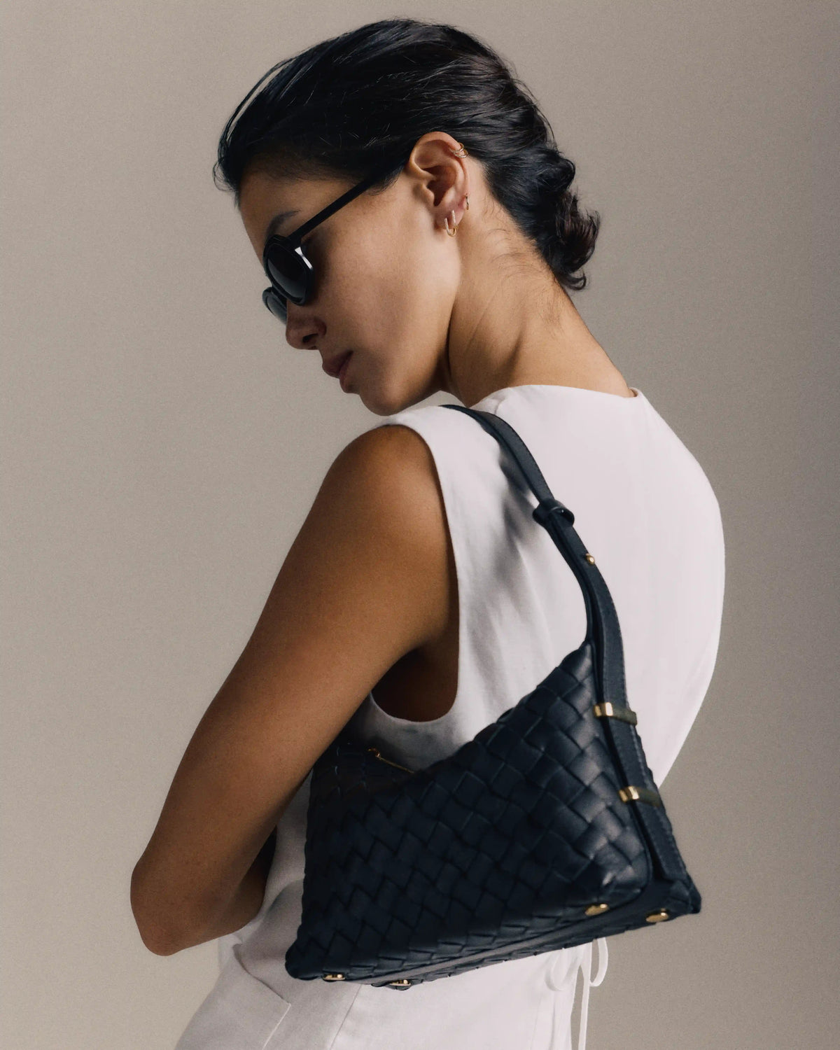 Italian Leather Handwoven Mini Bag