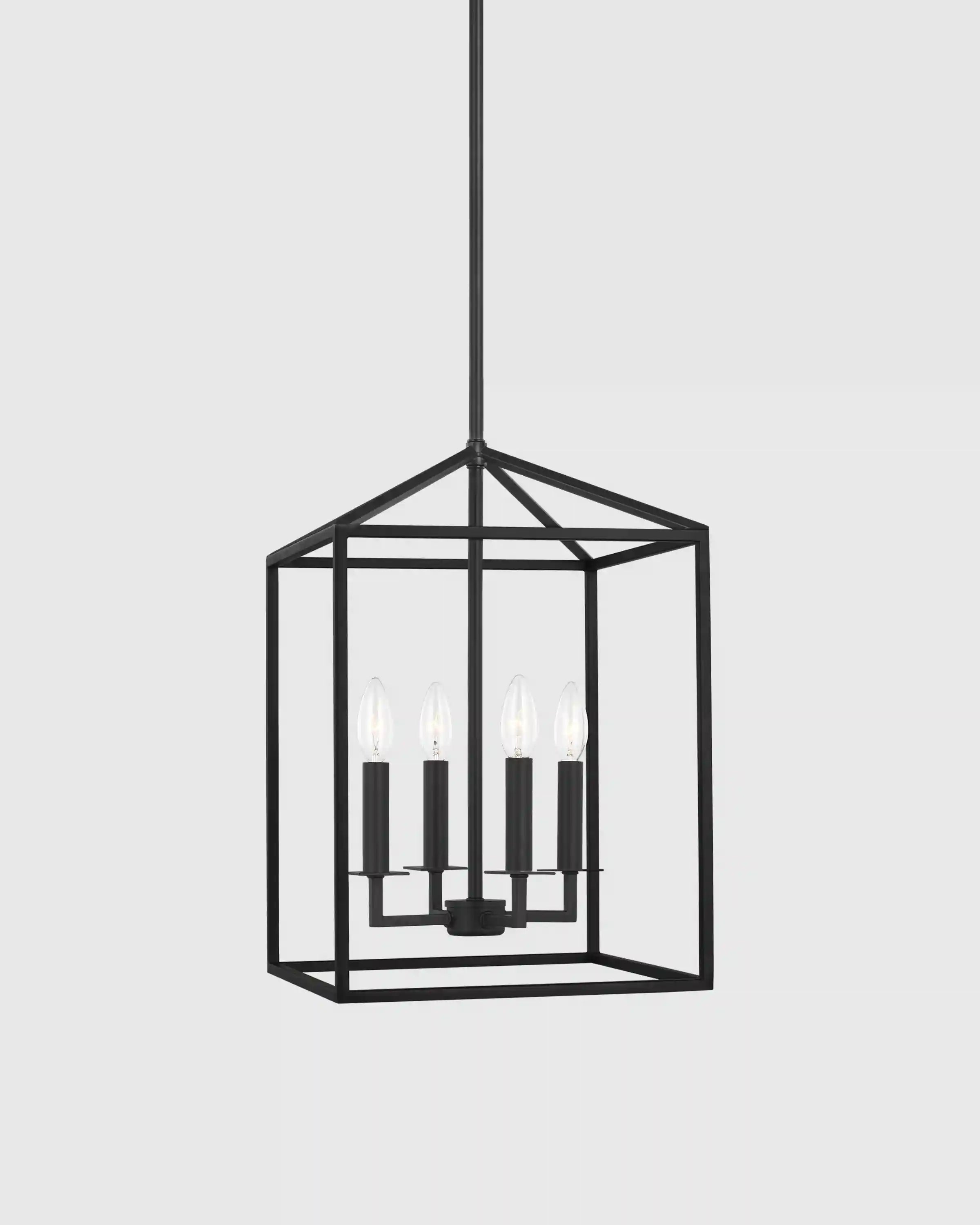 Steel Lantern Pendant Light