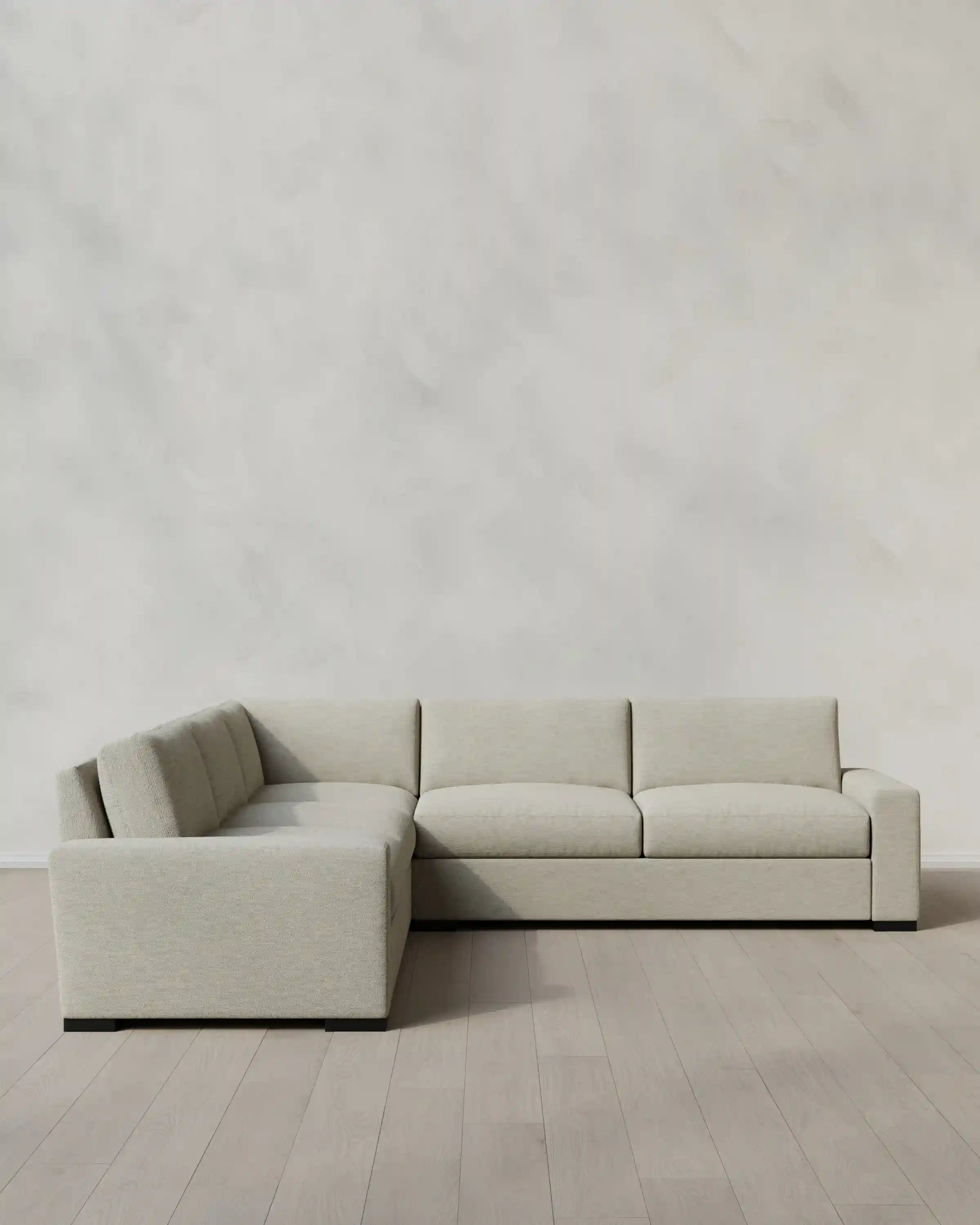 Stillman L Sectional in Performance Basketweave