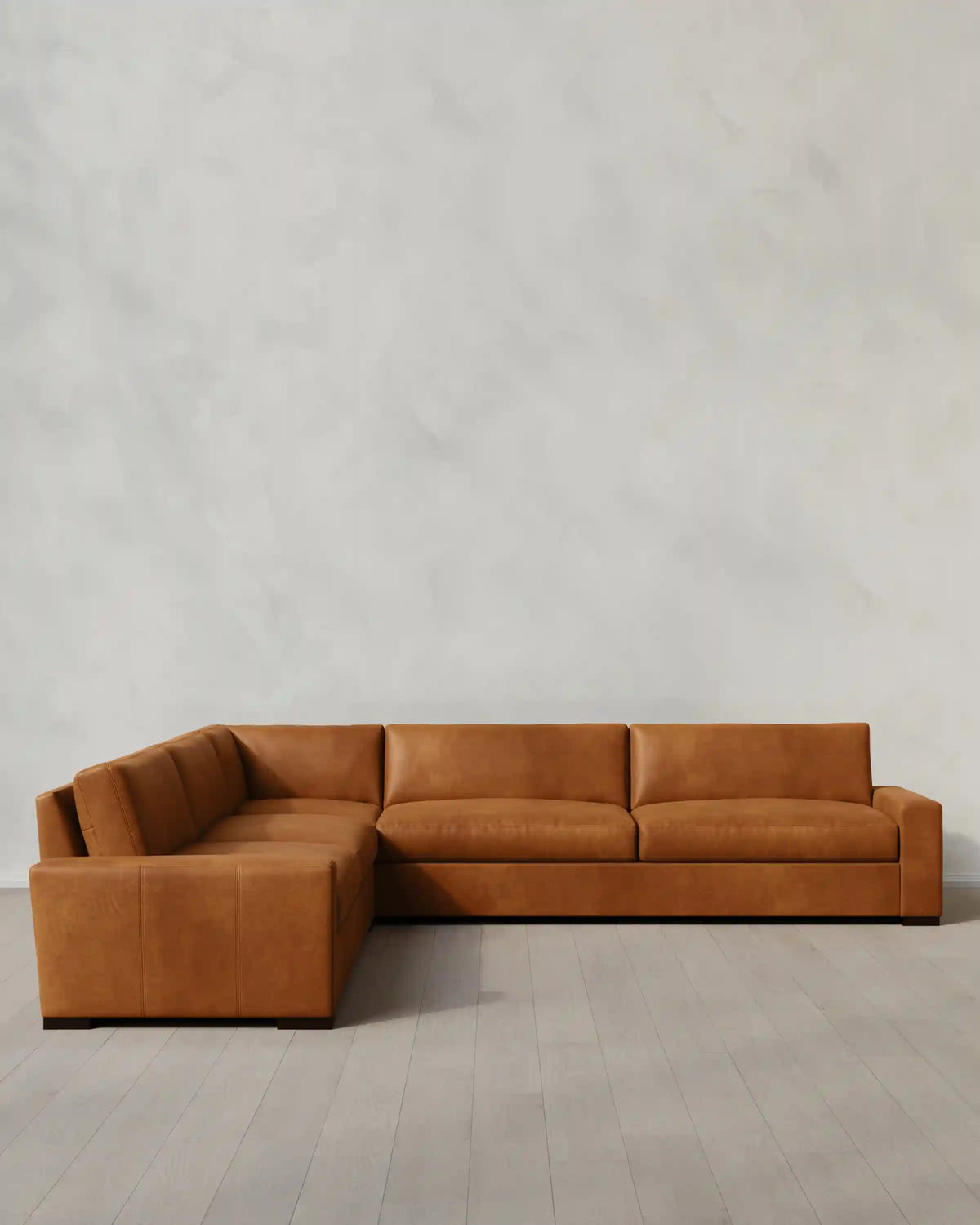 Stillman L Sectional in Leather