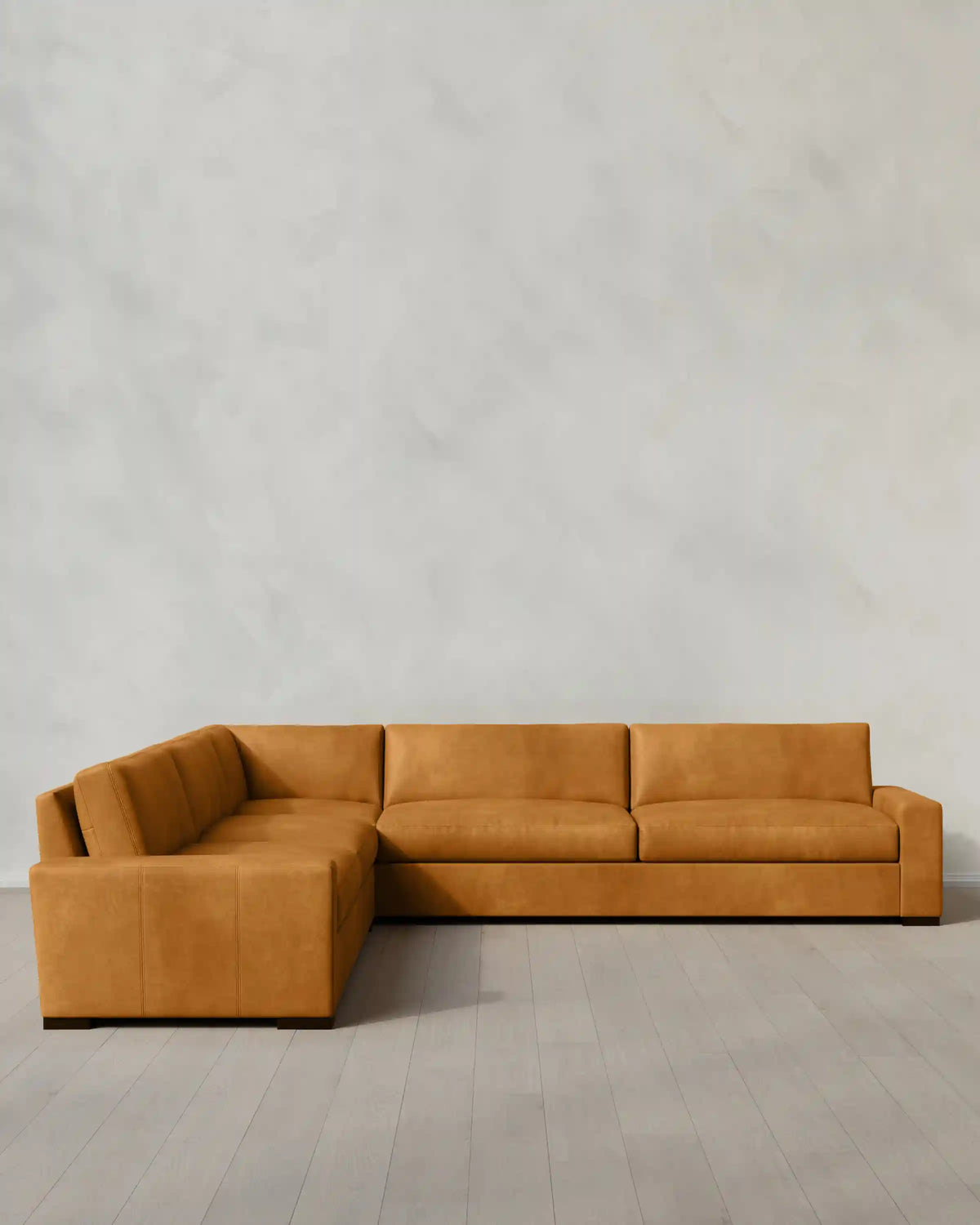 Stillman L Sectional in Leather