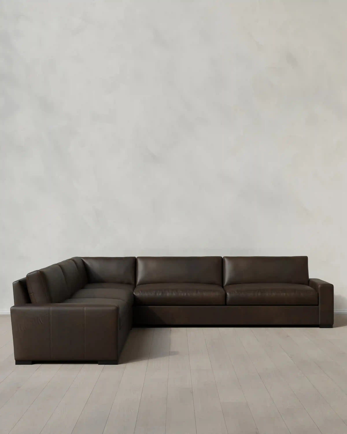 Stillman L Sectional in Leather