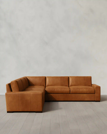 Stillman L Sectional in Leather